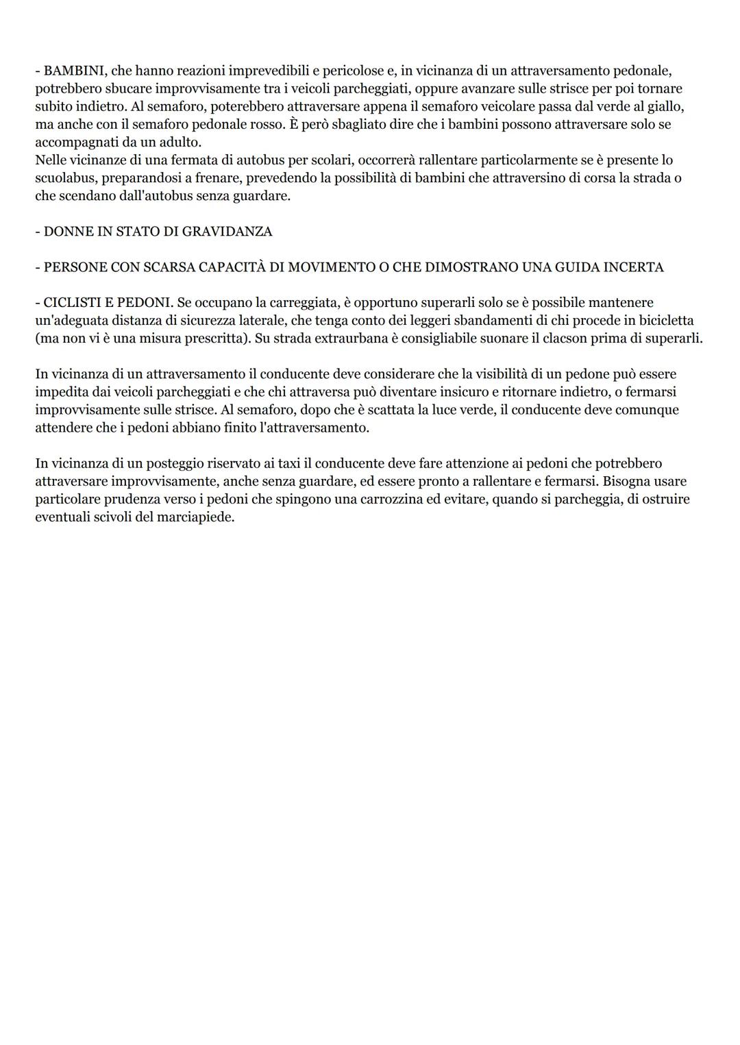 STRADA
Definizioni stradali
La strada è un'area aperta alla circolazione di veicoli, pedoni ed animali. Può essere a senso unico o a doppio