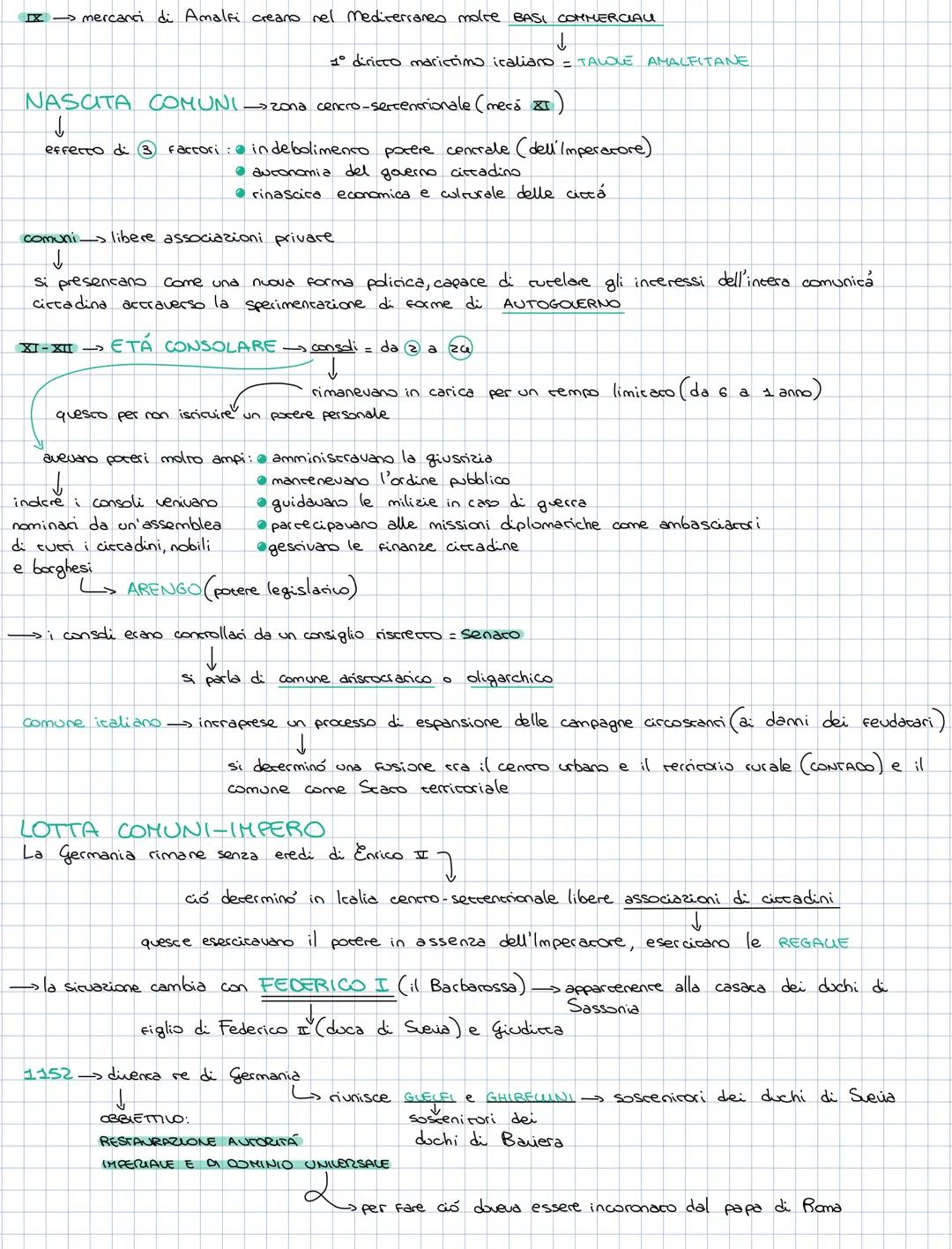 CAPITOLO 2
l'incremento demografica e suluppo economico incentivarono la BINASCITA DELLE CITTA
• dopo l'anno mille c'erano 4 macroaree:
FRAN