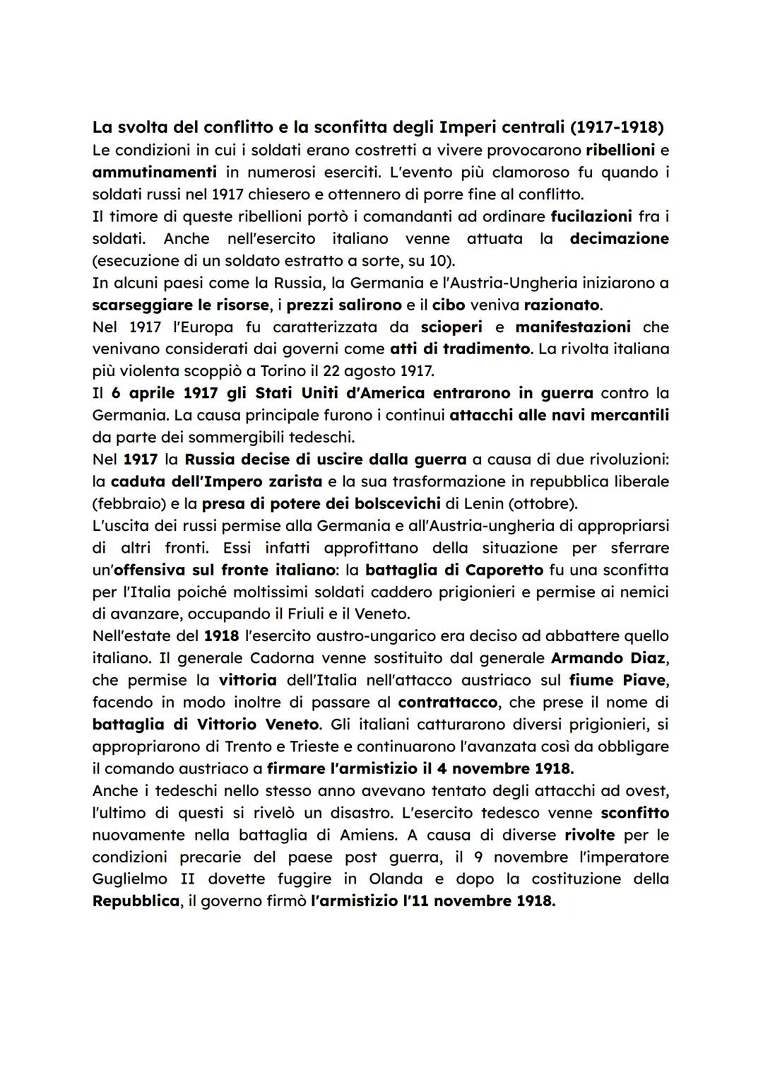 La prima guerra mondiale
L'Europa alla vigilia della guerra
Lo scenario politico europeo all'inizio del 1900 era alquanto travagliato. Tra
G
