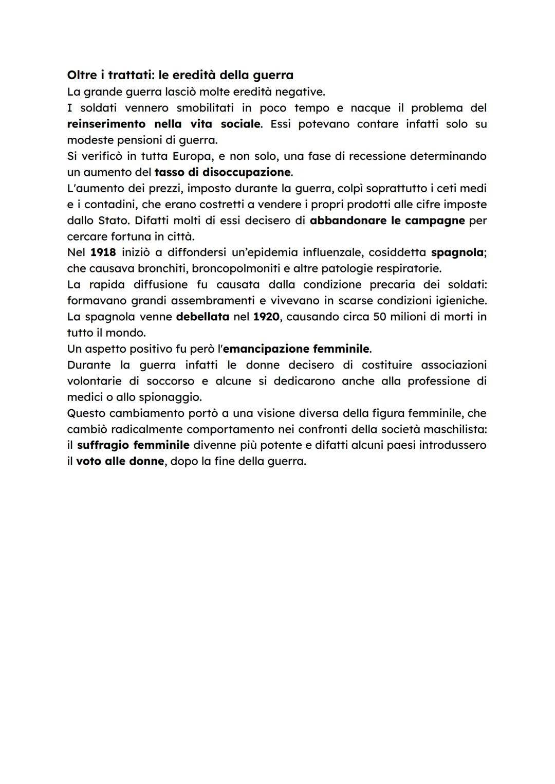 La prima guerra mondiale
L'Europa alla vigilia della guerra
Lo scenario politico europeo all'inizio del 1900 era alquanto travagliato. Tra
G