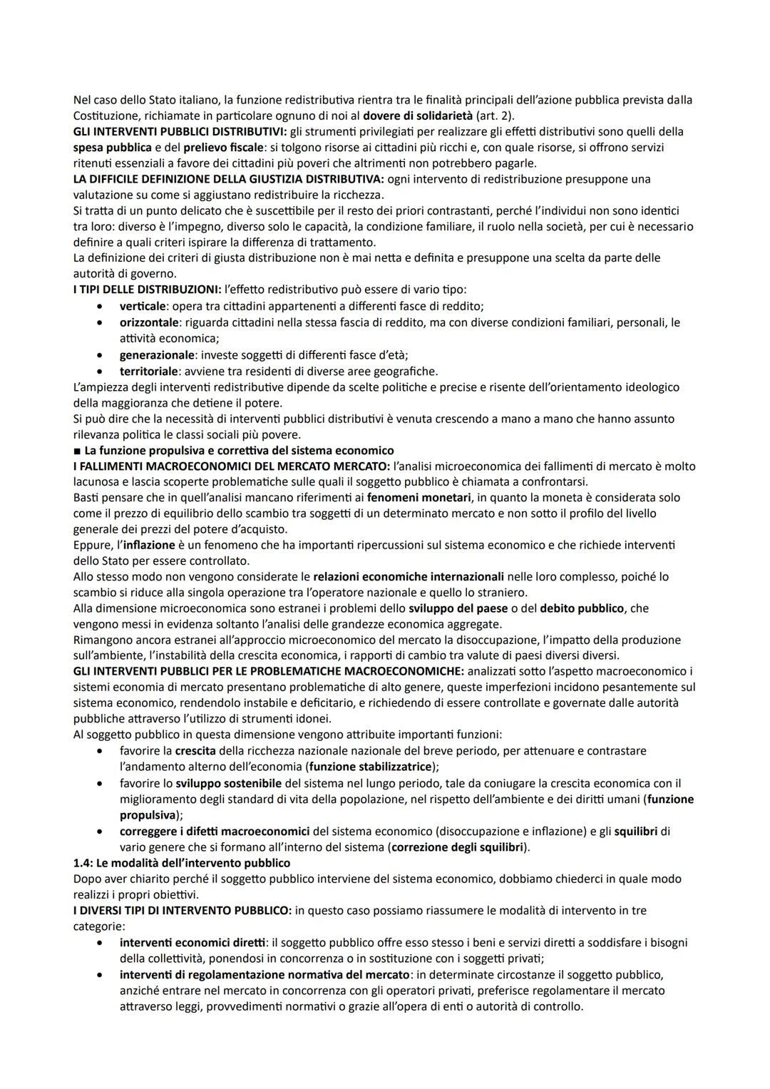 # TEMA 1 CAPITOLO 1
1.1: Il ruolo dello stato nei sistemi economici
Il soggetto pubblico nel sistema economico classico: Secondo la scuola