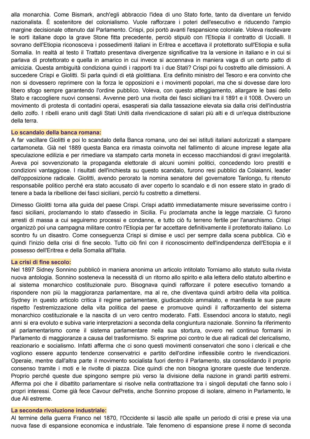 PROGRAMMA DI STORIA:
Il Risorgimento:
Termine coniato da Vittorio Alfieri per indicare la rinascita sperata dell'Italia da inerme divisa avv