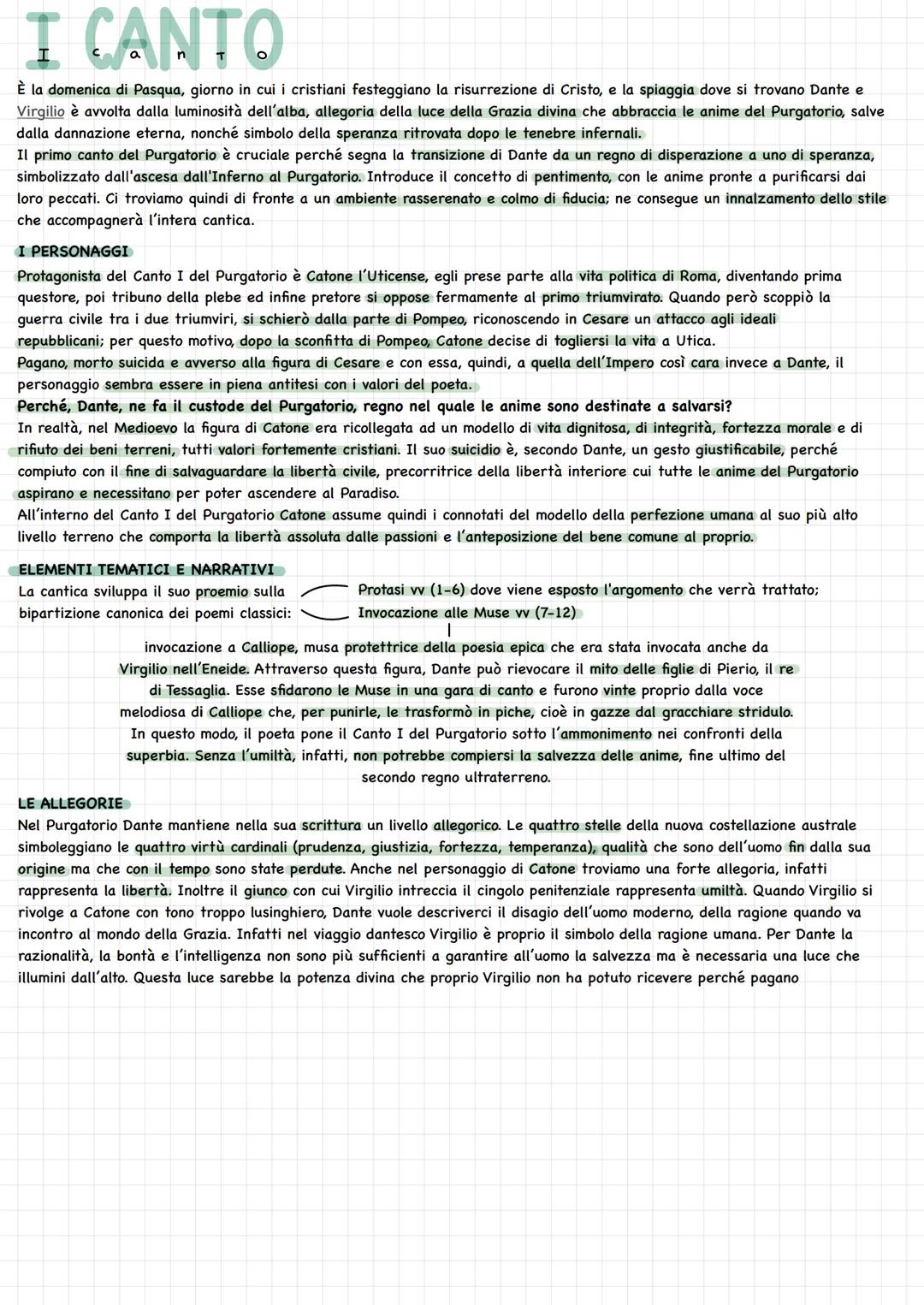 # il purgatorio
- la sua esistenza è stata proclamata verità di fede nel concilio di
- Dante si rifà alle sacre scritture
montagna formata