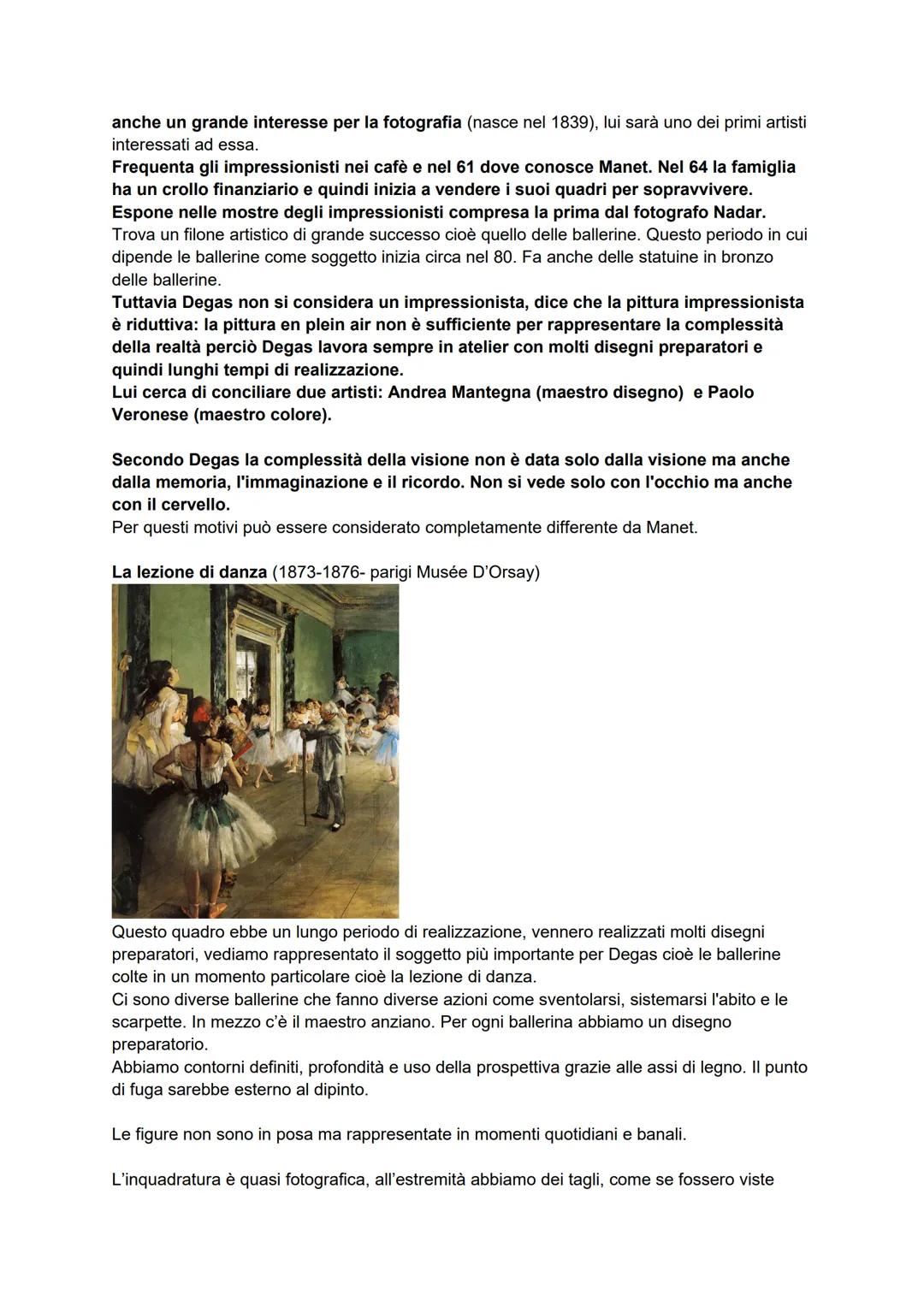 IMPRESSIONISMO
Contesto storico: il movimento nasce a Parigi, il centro artistico più importante dell'epoca
fino alla II guerra mondiale.
Tr