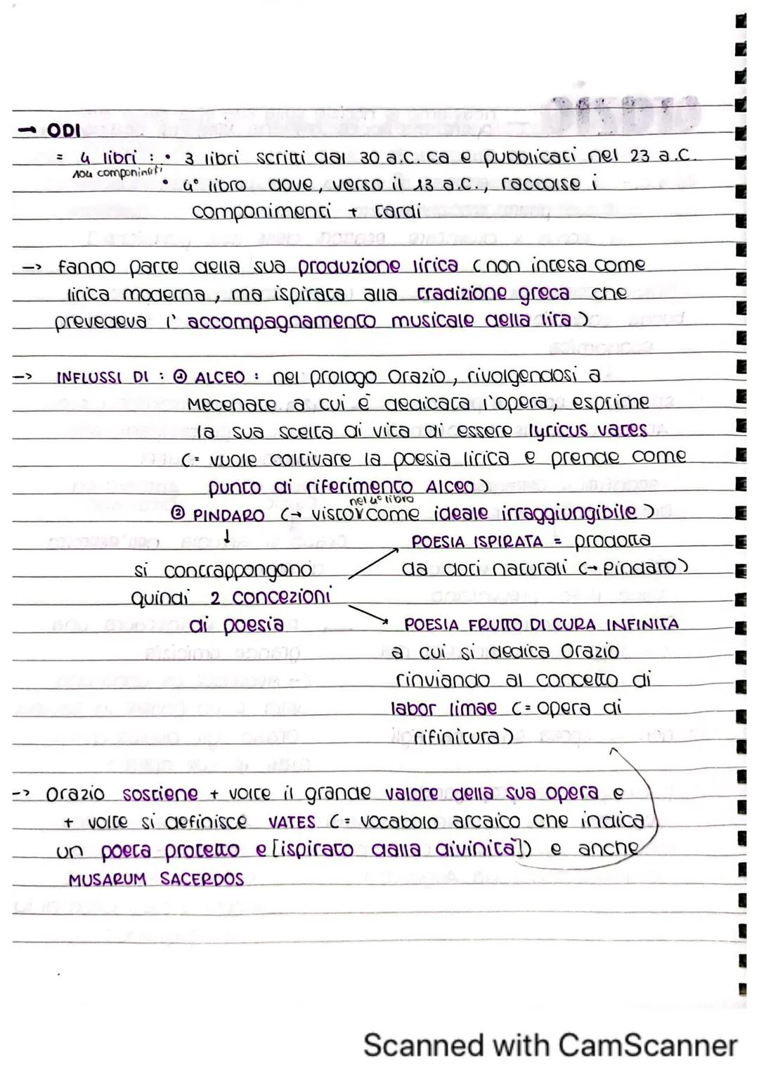 # orazio-
ricaviamo le notizie sulla sua vita dalle sue
opere ma anche da una vita dal De Poetis
ai Svetonio
65 a.c. 8 dicembre NASCITA A V