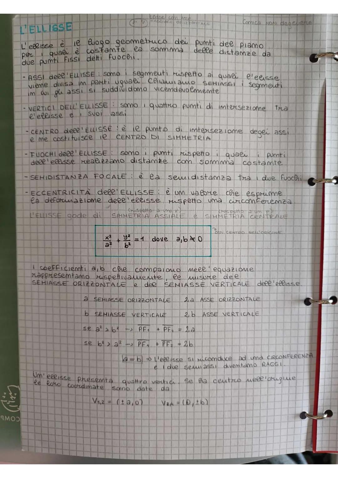 GEOMETRIA ANALITICA
La Geometra Amalitica è la disciplima
che studia
LUOGHI GEOMETRIC mediante um sistema di coordinate
(x,y) e li descave m