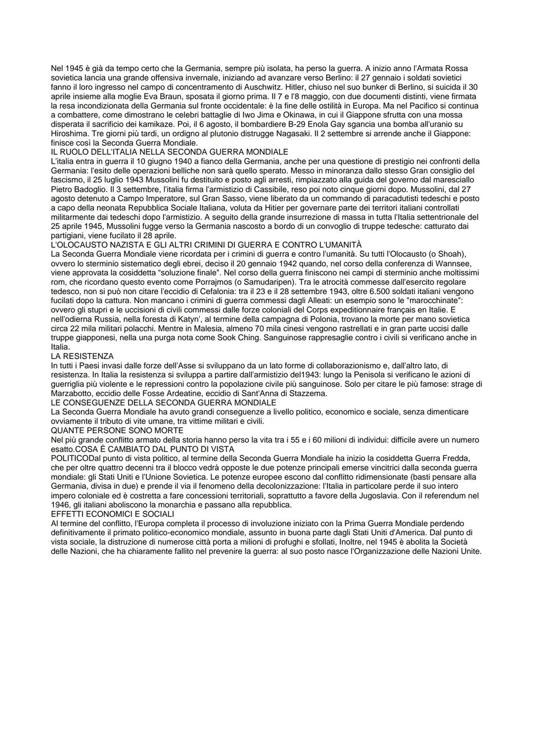 # La prima Guerra Mondiale
Alla vigilia della Prima guerra mondiale, l'Europa vive un periodo di pace, ma le potenze hanno rapporti molto t