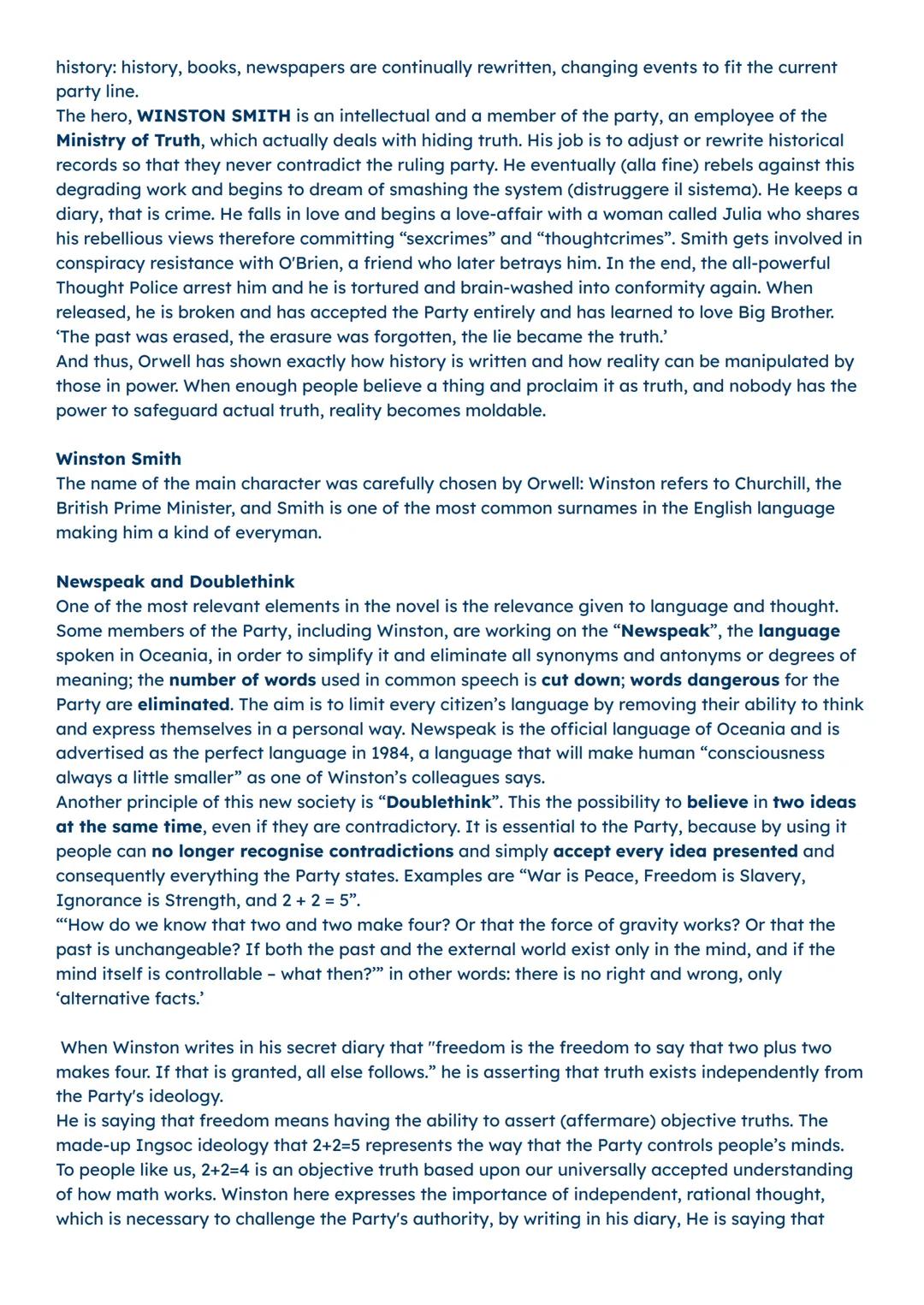 GEORGE ORWELL (1903-1950) - HIS NOVEL "1984"
George Orwell was a novelist, essayist and critic best known for his novels Animal Farm and
Ni