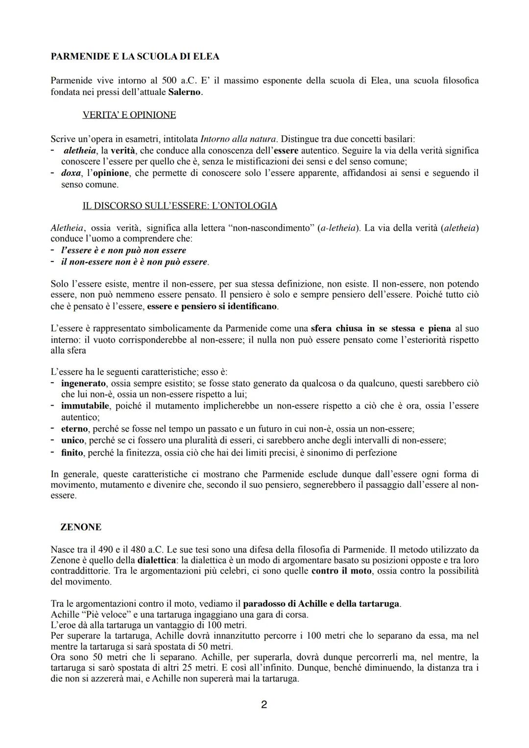 3. L'ESSERE COME DIFFERENZA E IDENTITA':
ERACLITO E PARMENIDE
ERACLITO
Nasce ad Efeso, nell'attuale Turchia, e vive tra il 500 e il 400 a.C.