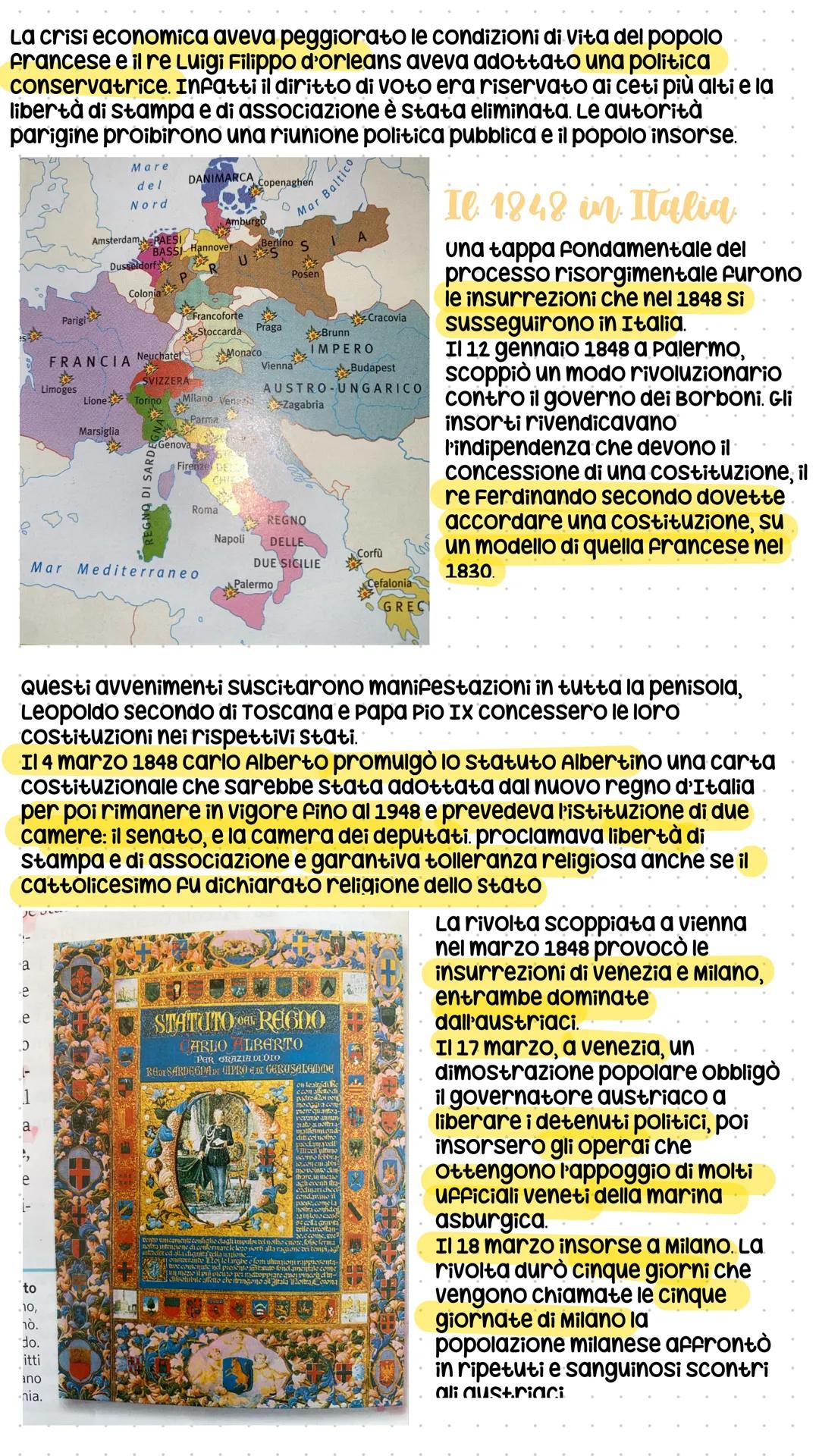La restaurazione
Dopo la sconfitta di Napoleone e Lipsia e la sua prima abdicazione, i
rappresentanti degli stadi europei si riuniscono a vi