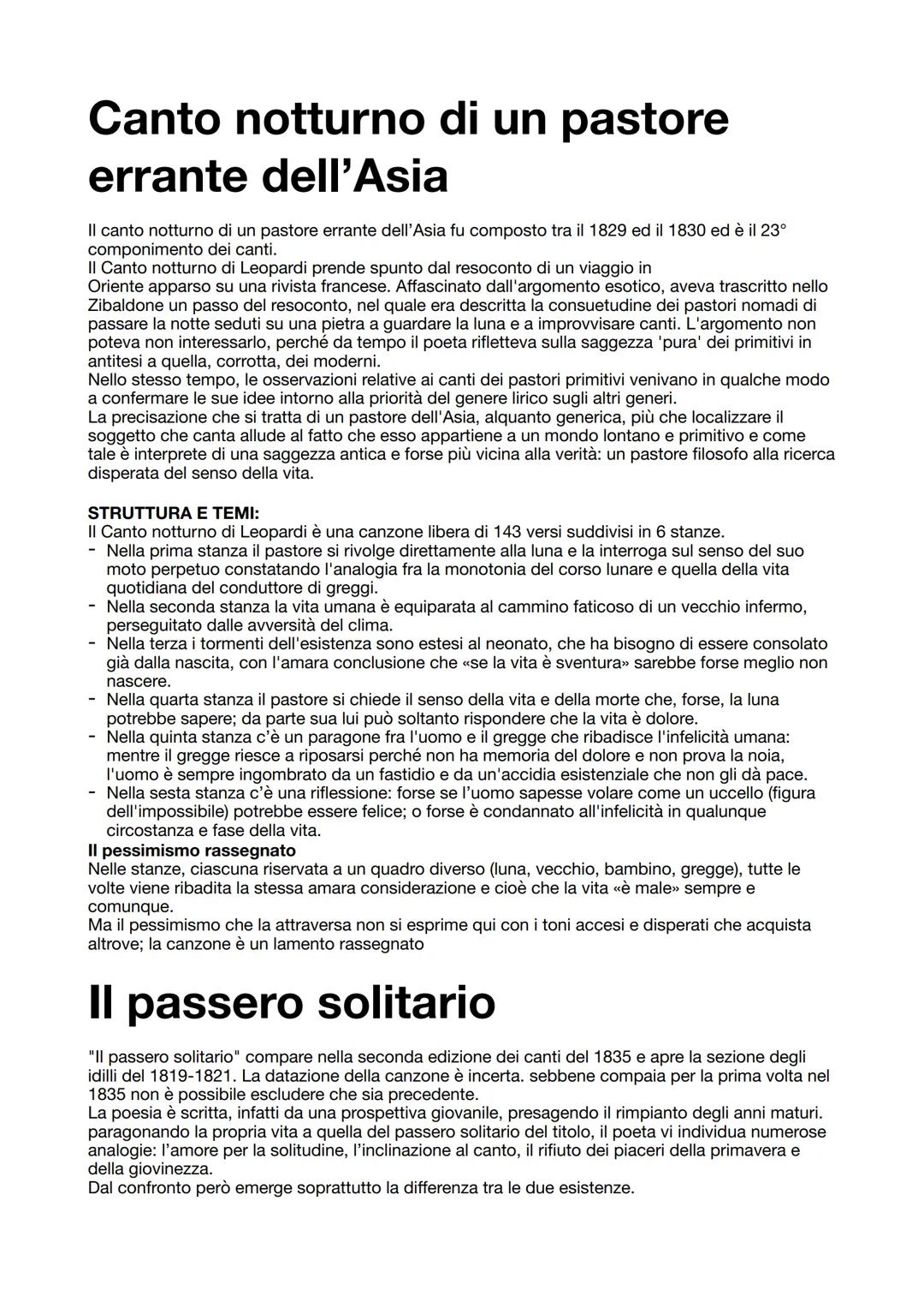 Giacomo Leopardi
Vita
Giacomo Leopardi nasce il 29 luglio 1798 a Recanati da una famiglia di nobili origini ma in
condizioni economiche non