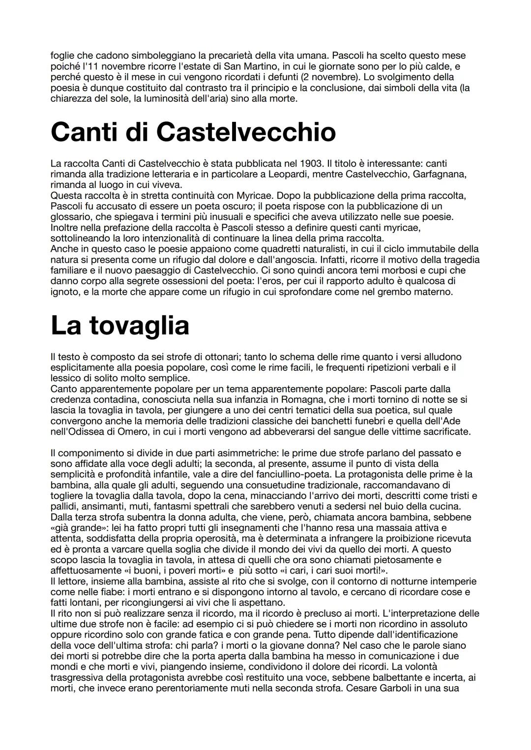 Giovanni Pascoli
Vita
Giovanni Pascoli nasce il 31 Dicembre 1855 a San Mauro di Romagna (Forlì) in una famiglia
numerosa e benestante. Il pa