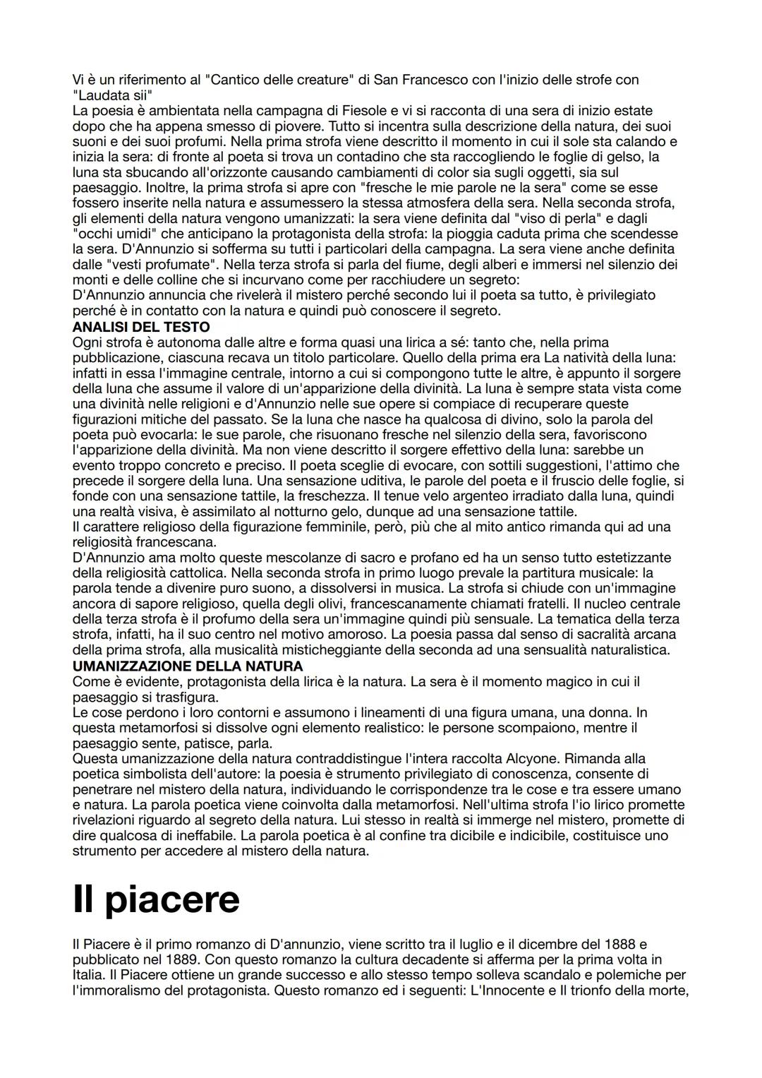 Gabriele D'annunzio
Vita
Gabriele d'annunzio nasce a Pescara il 12 marzo 1863, dove trascorre l'infanzia, per poi trasferirsi
a Prato per fr