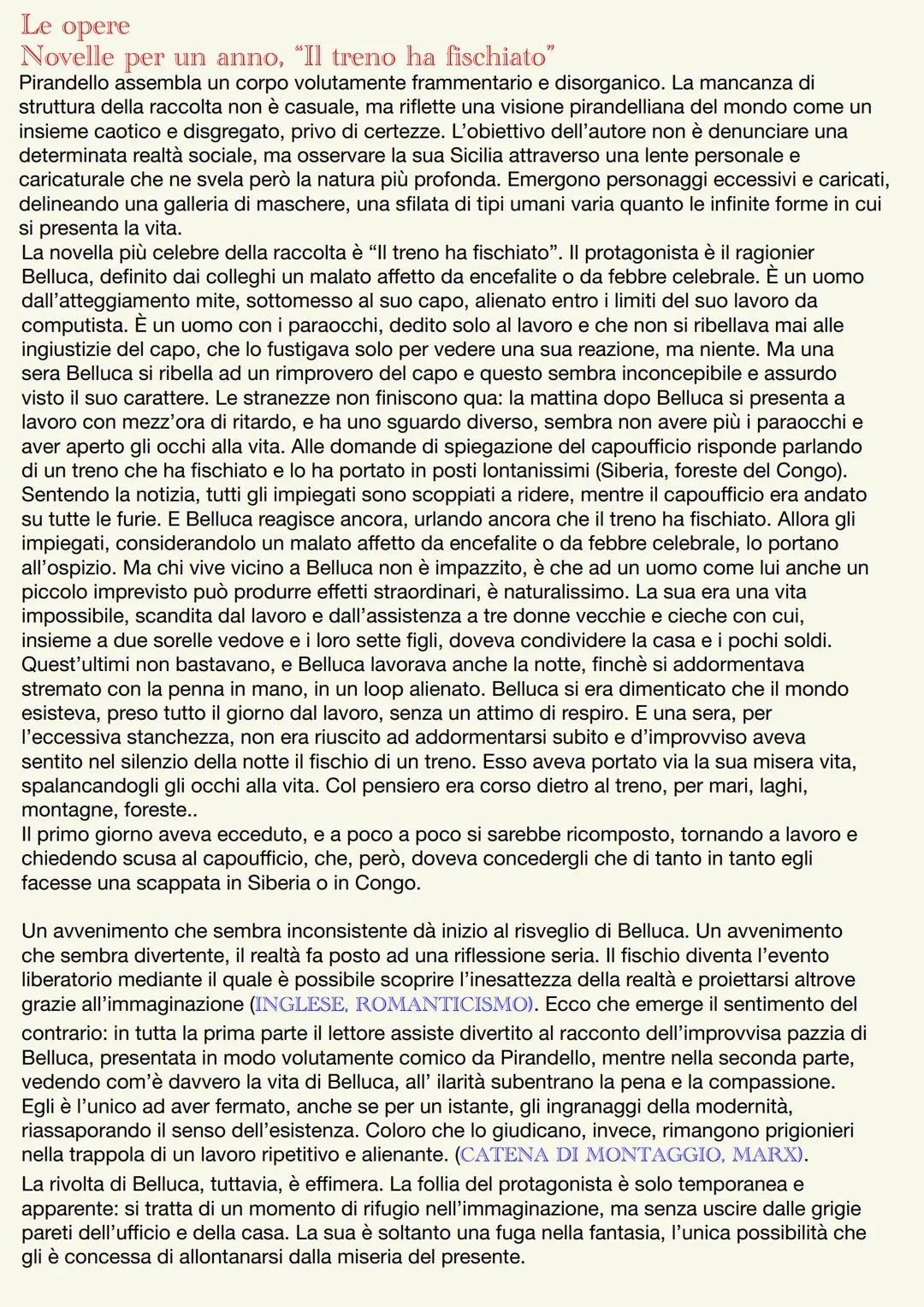 Luigi Pirandello
Luigi Pirandello nasce nel 1867 a Agrigento, in un quartiere chiamato Caos. Da adulto si
soffermerà sul significato simboli