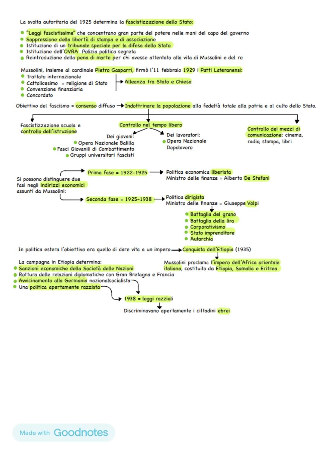 # Fascismo
►Delle penalizzanti - Da cui
condizioni di pace nasce
Alla fine della
Grande guerra
l'Italia attraversa - A causa
una fase di c