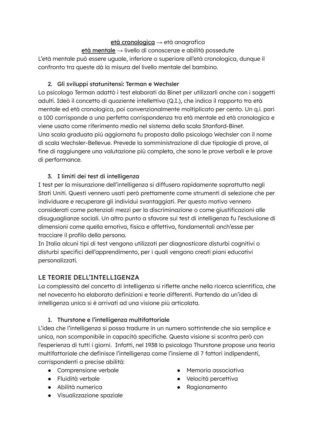 # Il pensiero e l'intelligenza
GLI ELEMENTI DI BASE DEL PENSIERO
Il pensiero è l'attività cognitiva più complessa, che si manifesta tramit