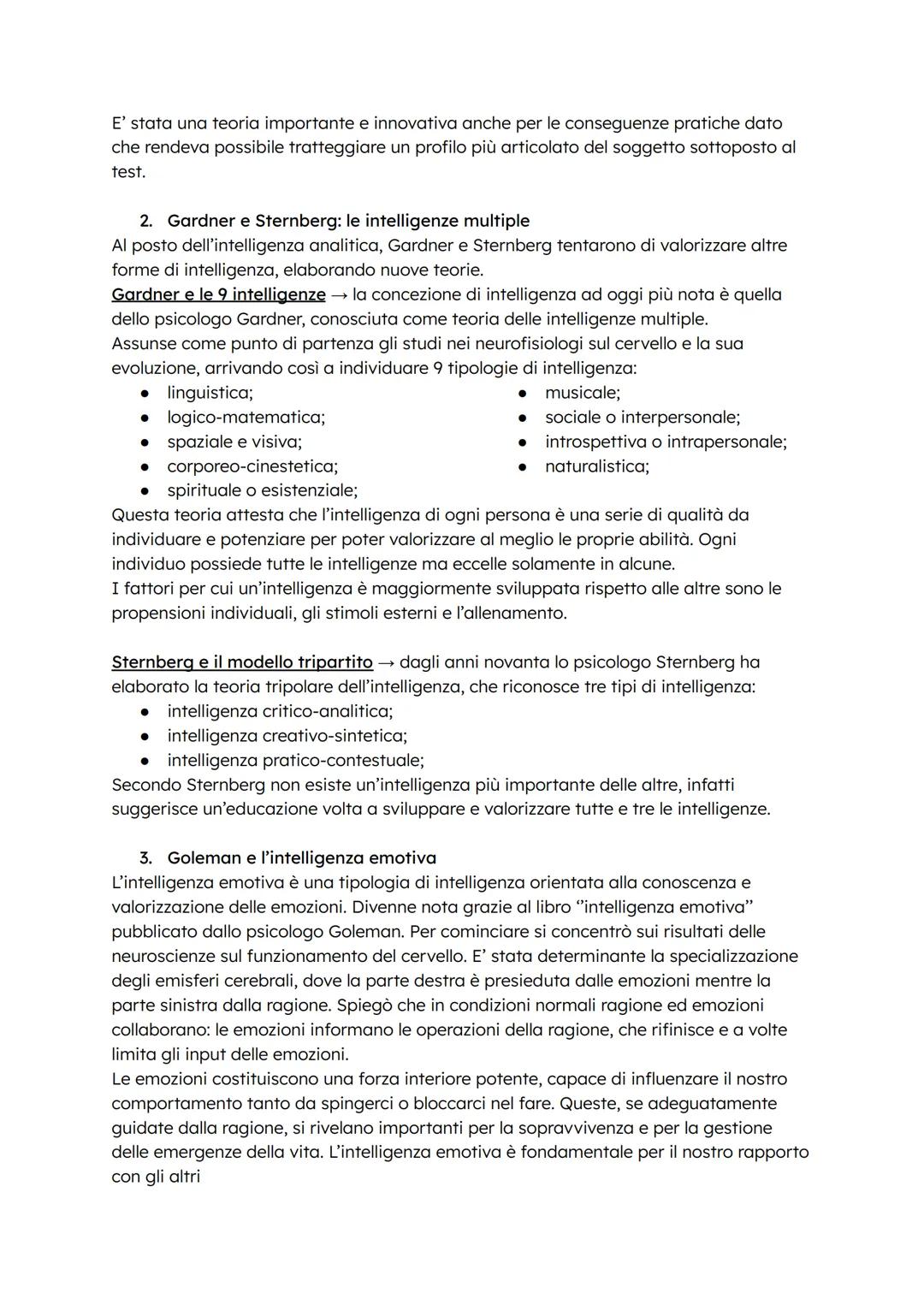 # Il pensiero e l'intelligenza
GLI ELEMENTI DI BASE DEL PENSIERO
Il pensiero è l'attività cognitiva più complessa, che si manifesta tramit