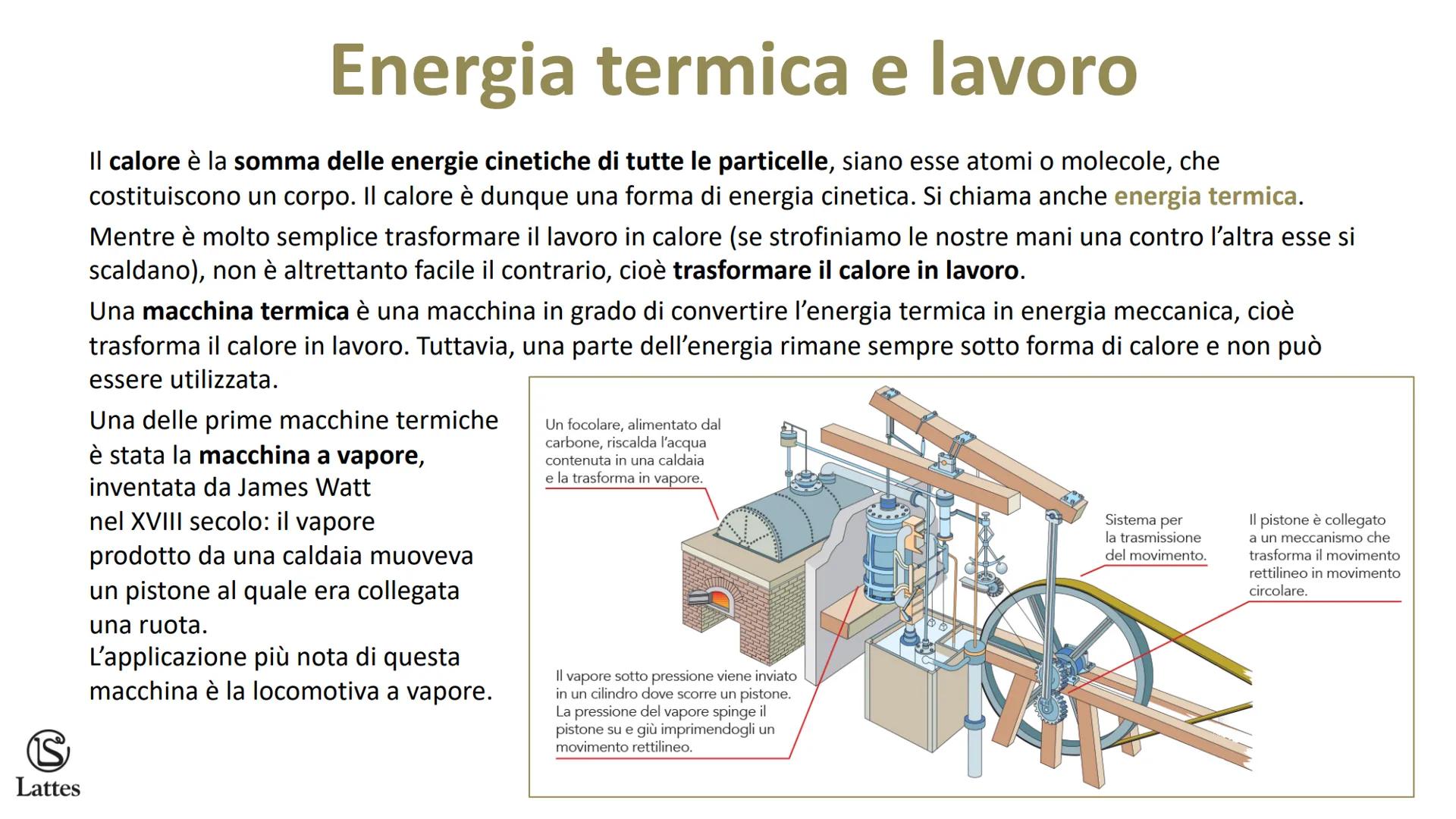 Lattes Il lavoro e l'energia Lattes
Che cos'è il lavoro
Nel linguaggio comune, con "lavoro" si intende qualsiasi attività che
permette di ra