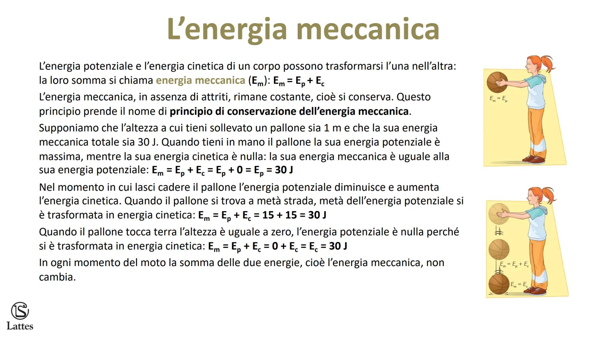 Lattes Il lavoro e l'energia Lattes
Che cos'è il lavoro
Nel linguaggio comune, con "lavoro" si intende qualsiasi attività che
permette di ra