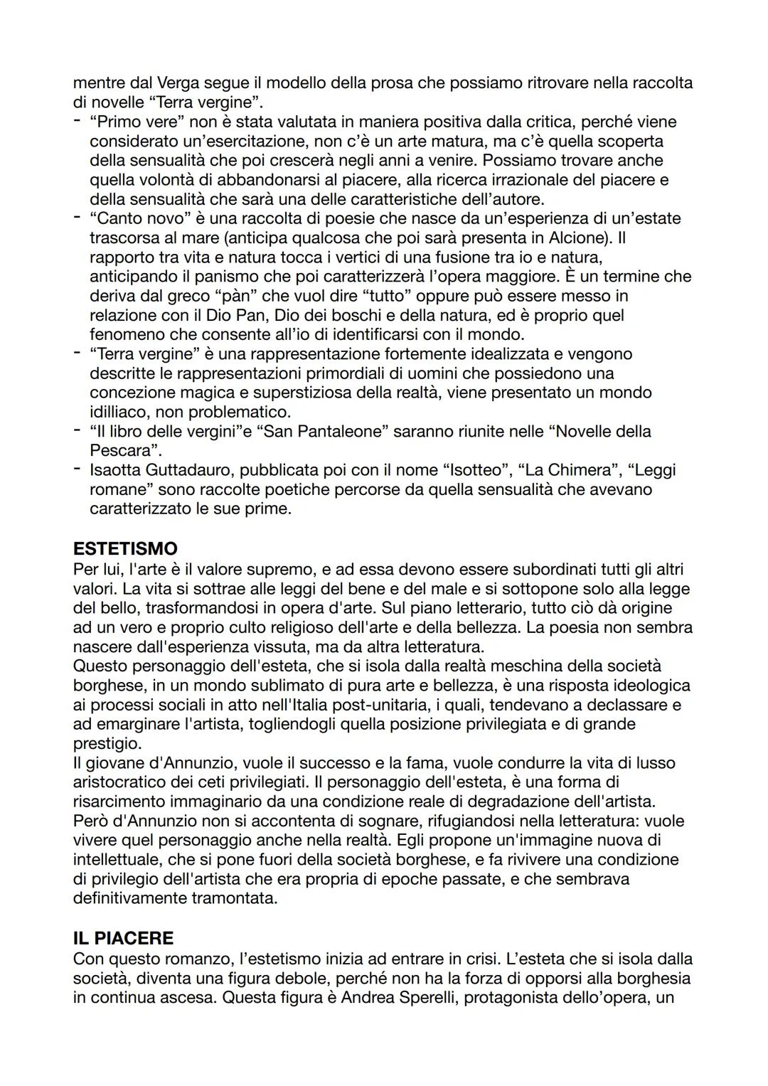 # GABRIELE D'ANNUNZIO
## VITA
Nasce a Pescara nel 1863 da una famiglia borghese, studia nel collegio Cicognini
di Prato e poi si iscrisse
