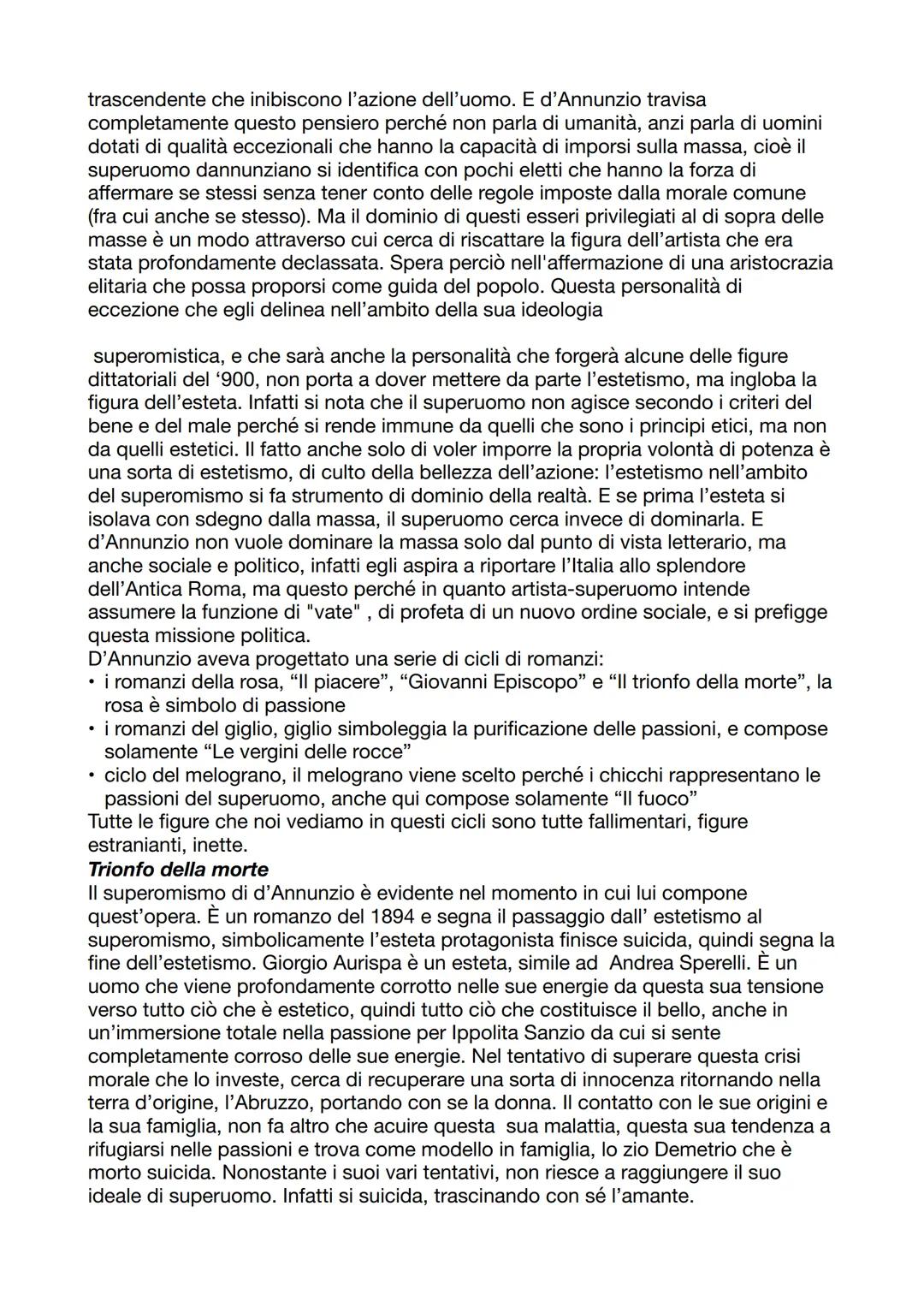 # GABRIELE D'ANNUNZIO
## VITA
Nasce a Pescara nel 1863 da una famiglia borghese, studia nel collegio Cicognini
di Prato e poi si iscrisse