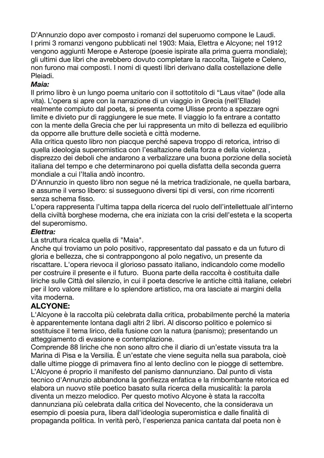 # GABRIELE D'ANNUNZIO
## VITA
Nasce a Pescara nel 1863 da una famiglia borghese, studia nel collegio Cicognini
di Prato e poi si iscrisse