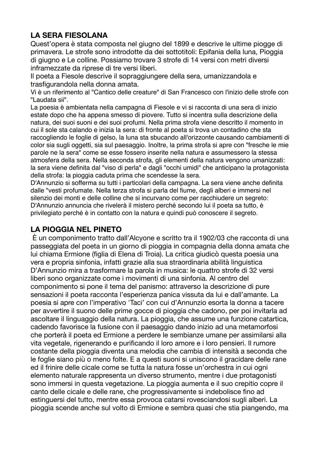 # GABRIELE D'ANNUNZIO
## VITA
Nasce a Pescara nel 1863 da una famiglia borghese, studia nel collegio Cicognini
di Prato e poi si iscrisse