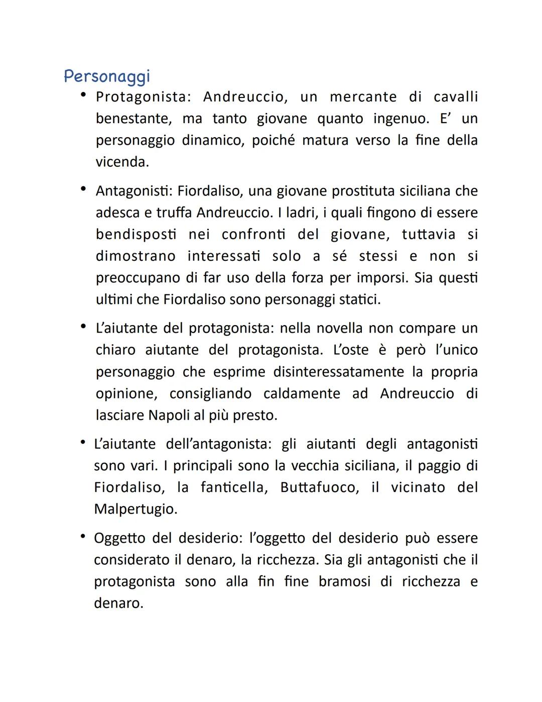 # Andreuccio Da Perugia
(Analisi)
Andreuccio da Perugia è il protagonista della quinta novella
della seconda giornata del Decameron, in ta