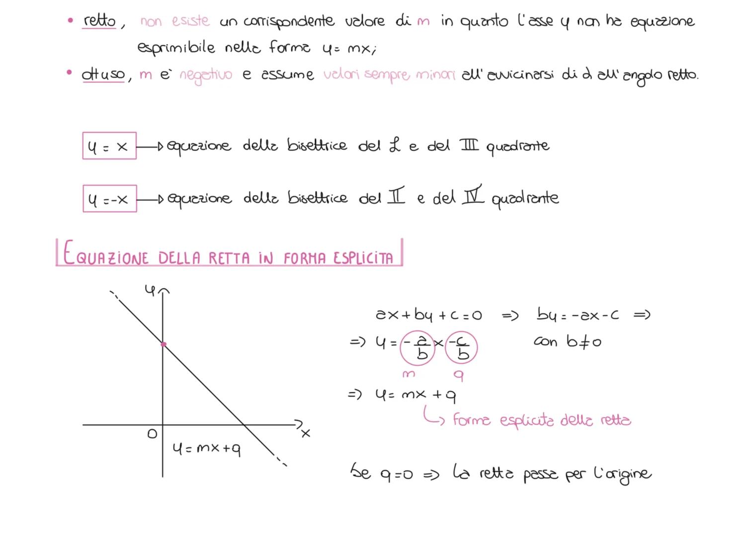 Piano cartesiano e retta
I quadrante un
'(-; +)
I
quadrante
(+;+)
Le rette sono gli assi di riferimento.
че
ordinata
PCxp; 4p)
ascissa
asse