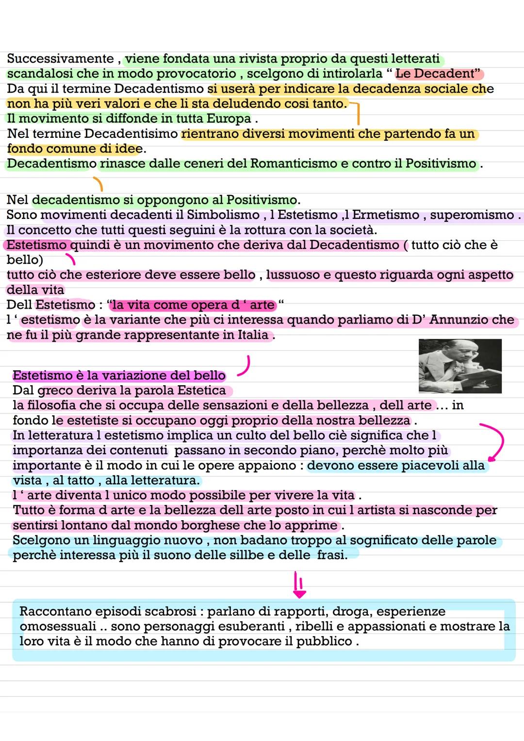 È un grande scrittore ma anche un grande personaggio,
Una delle opere d' arti più riuscite infatti è stata la sua stessa
vita
GABRIELE D'A