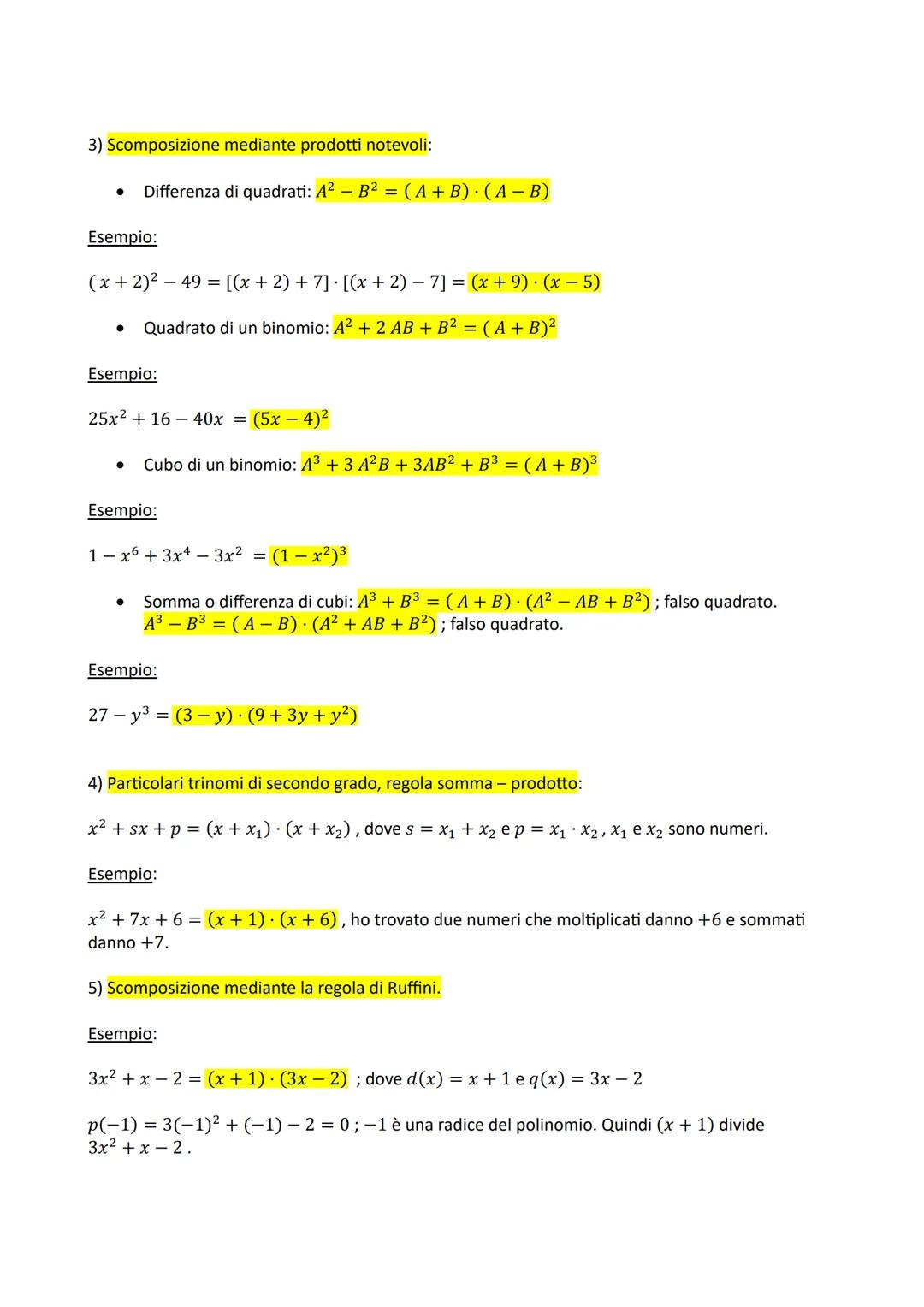 Calcolo letterale: MONOMI
Monomio: espressione letterale in cui compaiono solo moltiplicazioni e potenze tra numeri
(coefficienti) e lettere