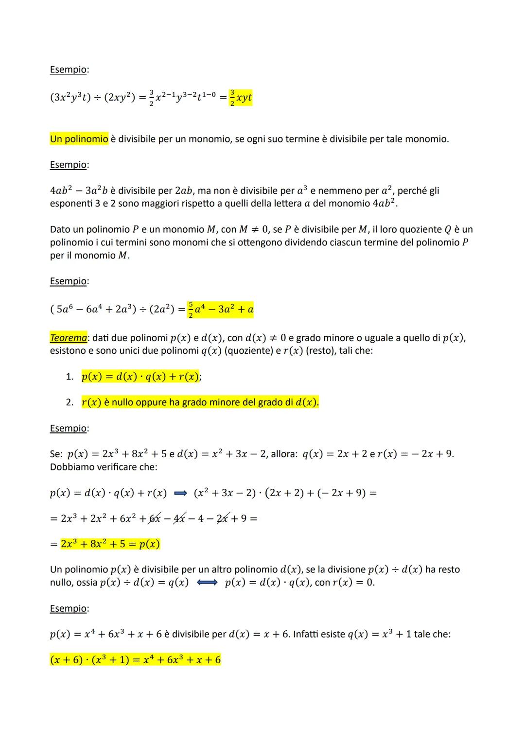 Calcolo letterale: MONOMI
Monomio: espressione letterale in cui compaiono solo moltiplicazioni e potenze tra numeri
(coefficienti) e lettere