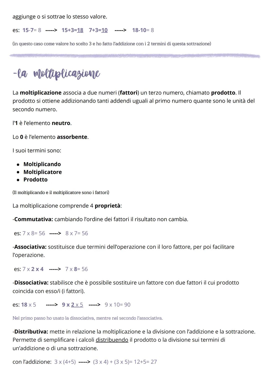 -L'addizione
Le 4 operazioni
L'addizione è una delle quattro operazioni fondamentali dell'aritmetica, insieme alla sottrazione,
alla moltipl