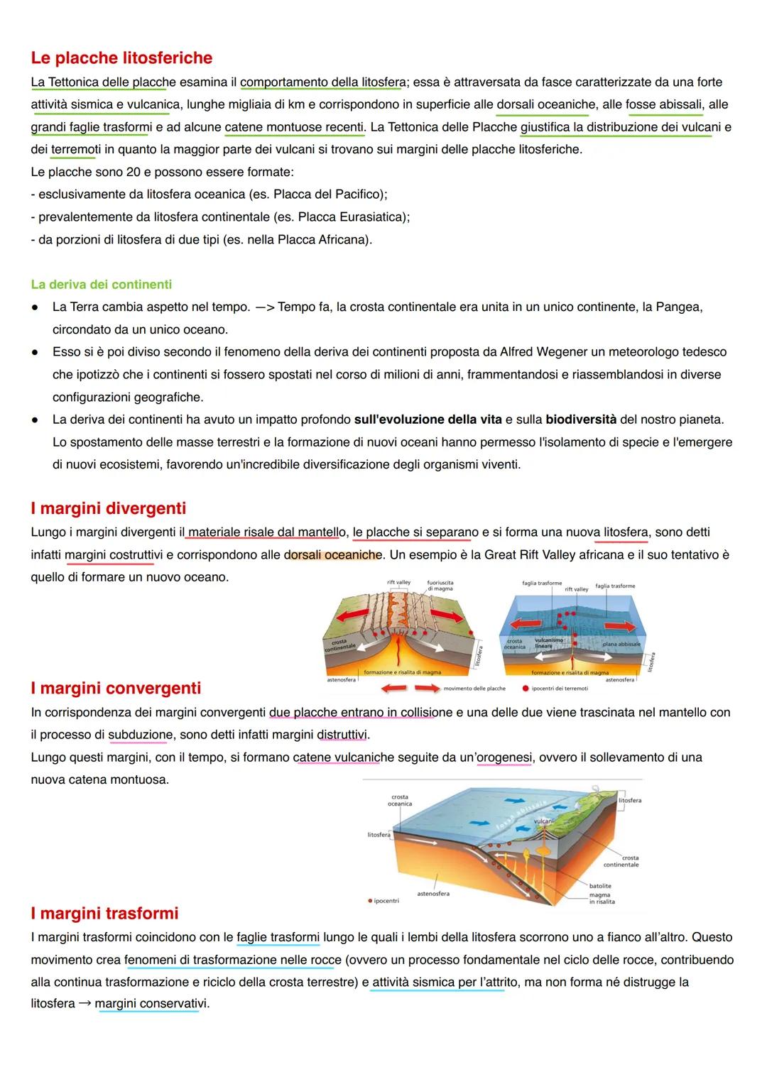 # LA TETTONICA DELLE PLACCHE
La struttura della Terra
La Terra è divisa in:
- crosta, ovvero la parte più esterna;
- mantello, ovvero la par
