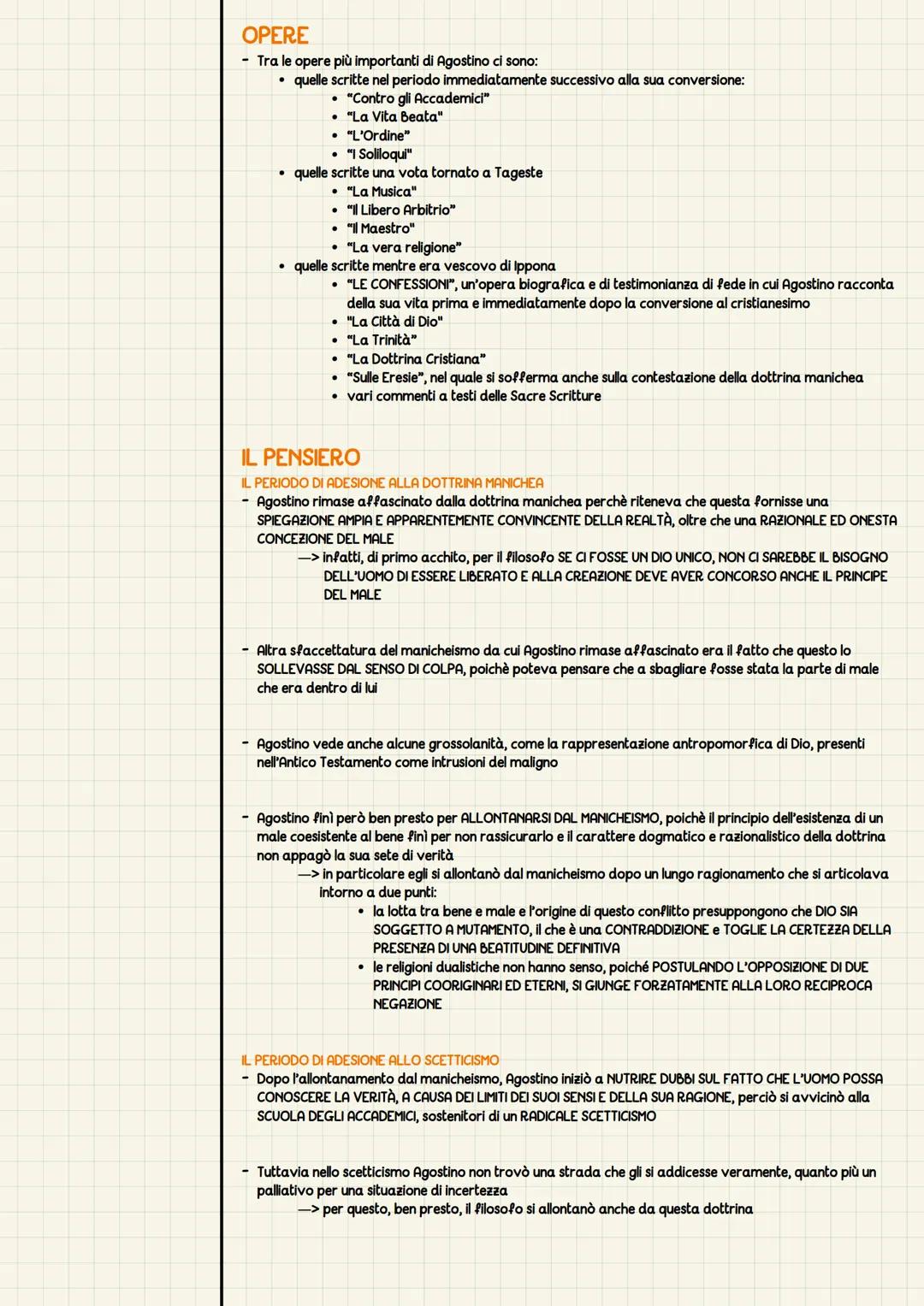 Vedi da pag 148
* MANICHEISMO
= RELIGIONE DUALISTICA,
apertamente contraria al
cristianesimo, secondo cui
tutta la realtà è governata
da DU