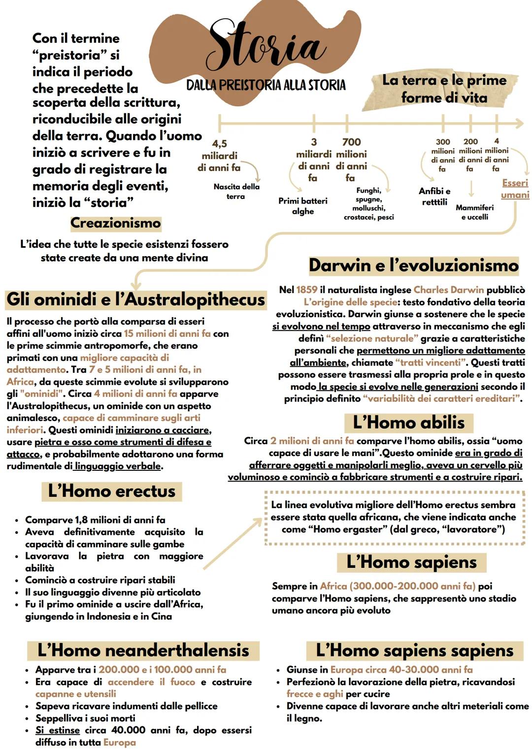 Con il termine
"preistoria" si
indica il periodo
Storia
DALLA PREISTORIA ALLA STORIA
che precedette la
scoperta della scrittura,
riconducibi