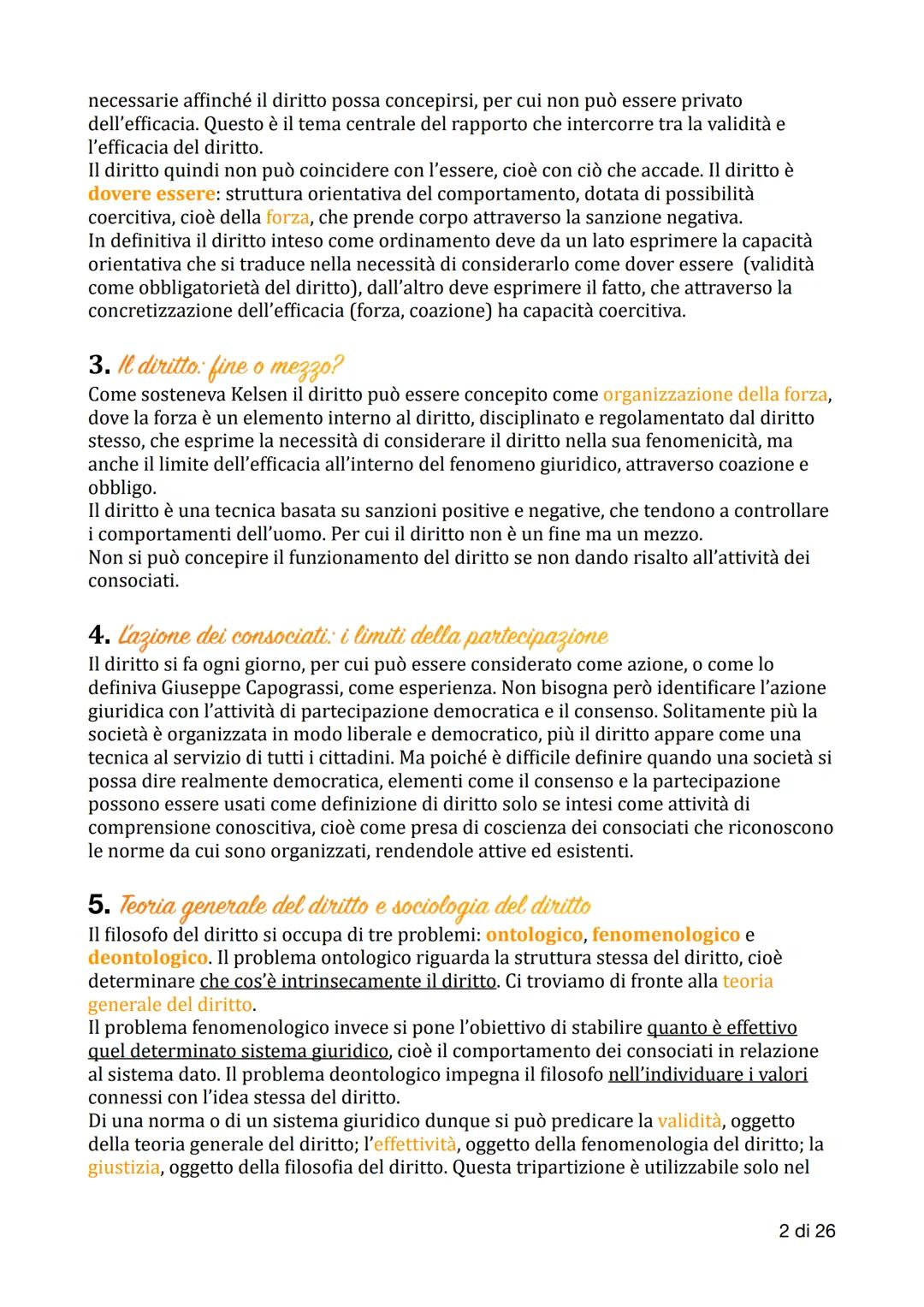 # FILOSOFIA DEL DIRITTO
1. Cosê il diritto? Cosë la filosofia del diritto?
Il diritto è il mondo delle regole giuridiche in vigore, cioè p