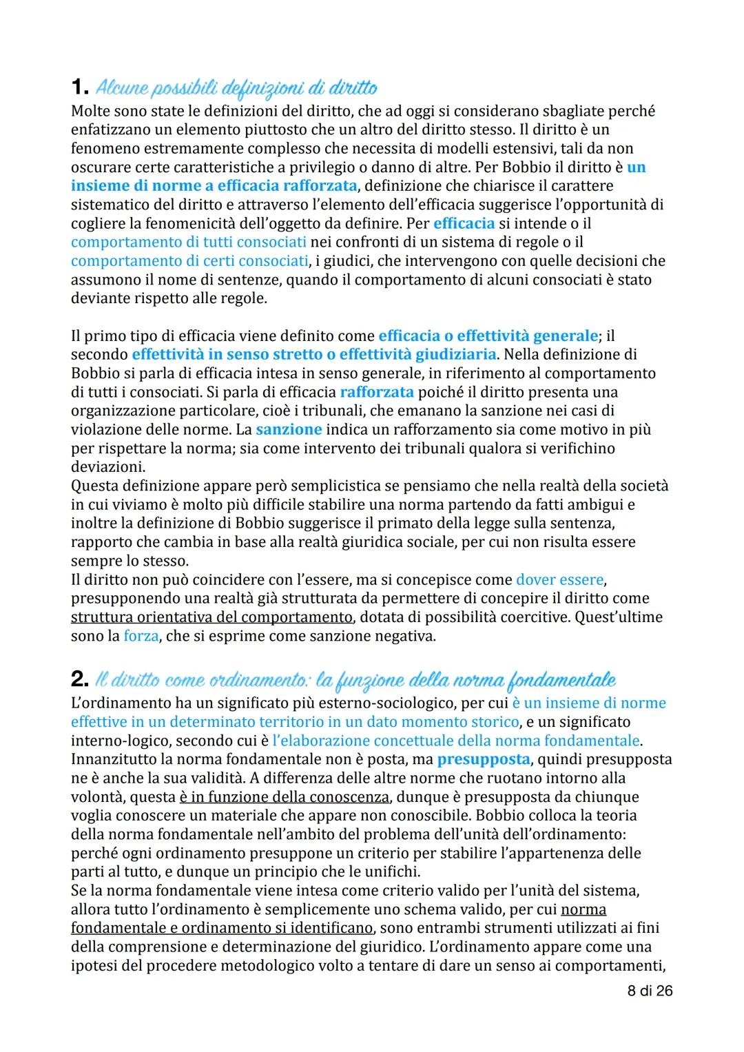 # FILOSOFIA DEL DIRITTO
1. Cosê il diritto? Cosë la filosofia del diritto?
Il diritto è il mondo delle regole giuridiche in vigore, cioè p