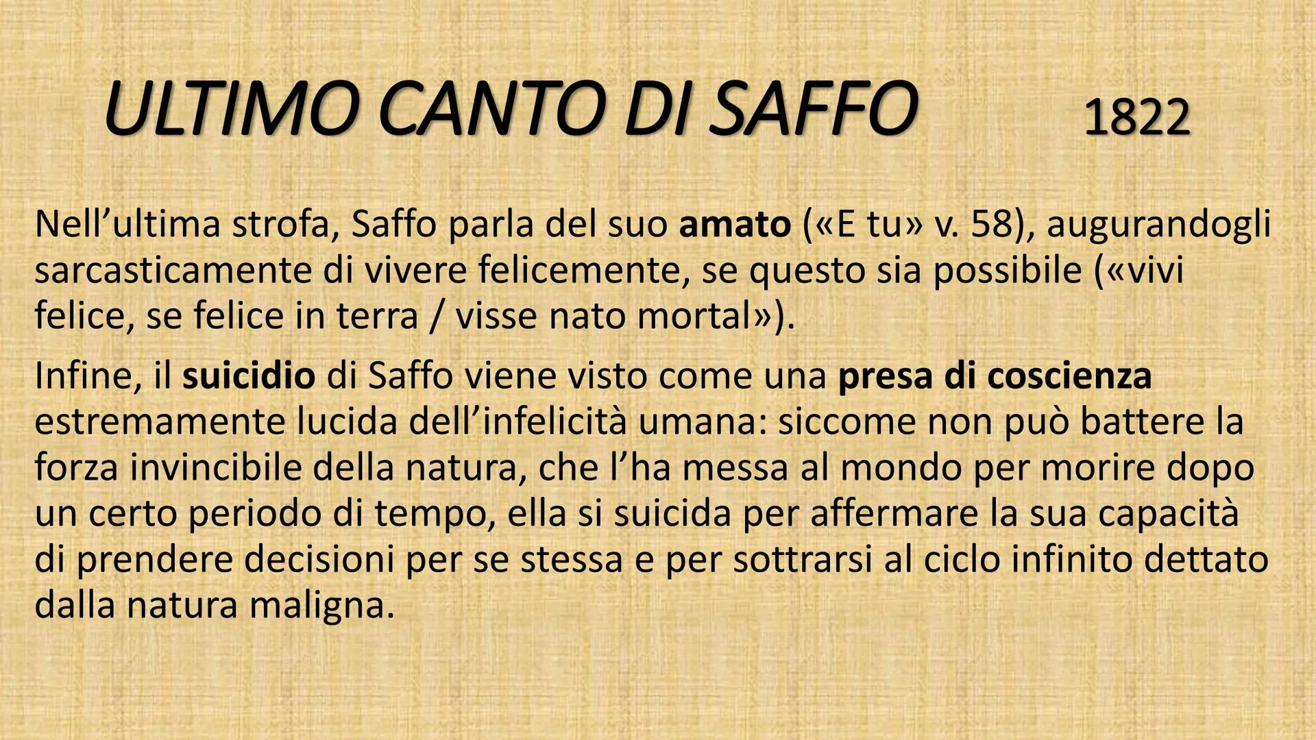# GIACOMO LEOPARDI
Giacomo Leopardi nasce a Recanati nel 1798,
in un ambiente bigotto e conservatore. In età
adolescenziale si chiude nella