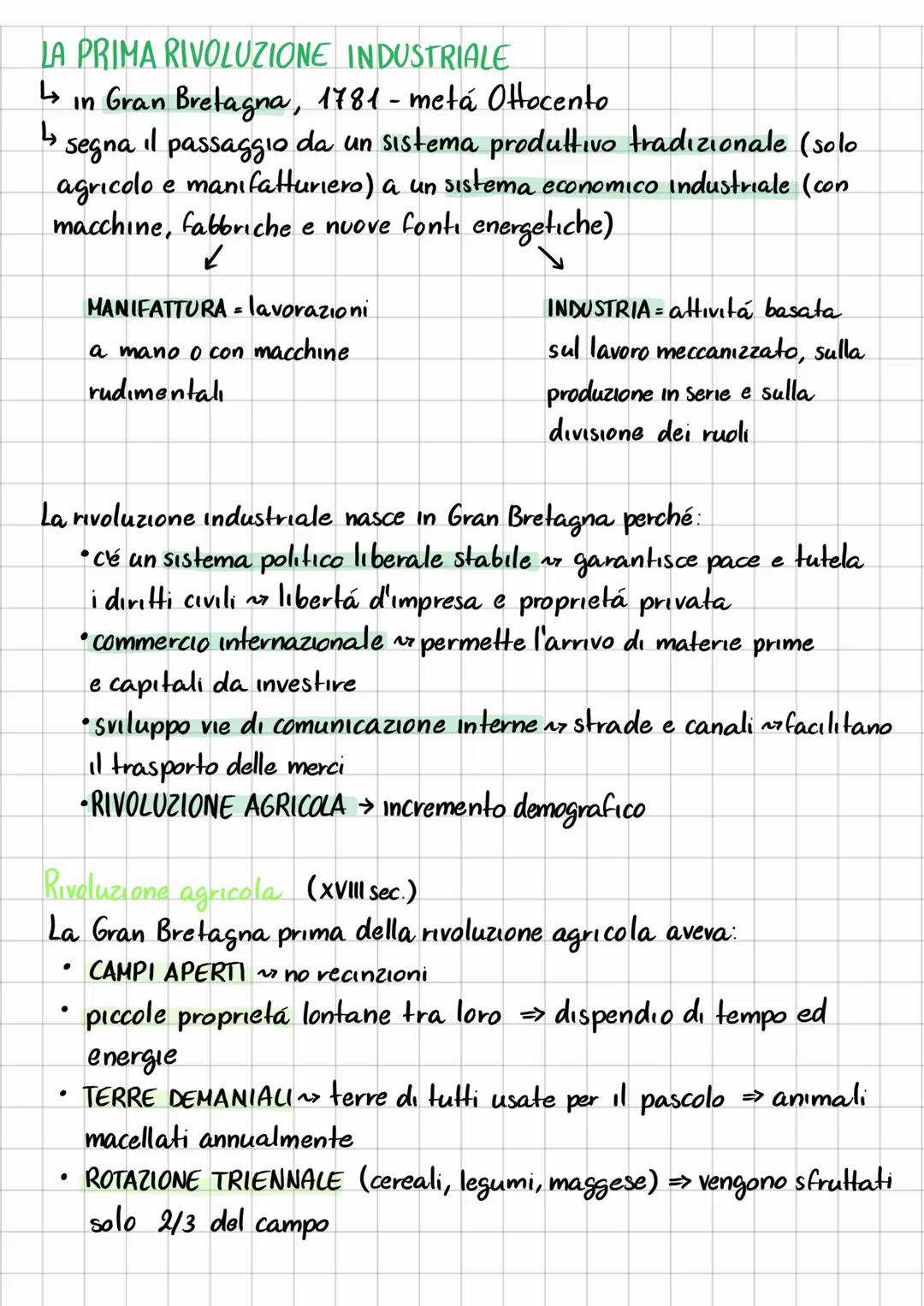 LA PRIMA RIVOLUZIONE INDUSTRIALE
یا
یا
in Gran Bretagna, 1781 - metá Ottocento
เท
segna il passaggio da un sistema produttivo tradizionale (