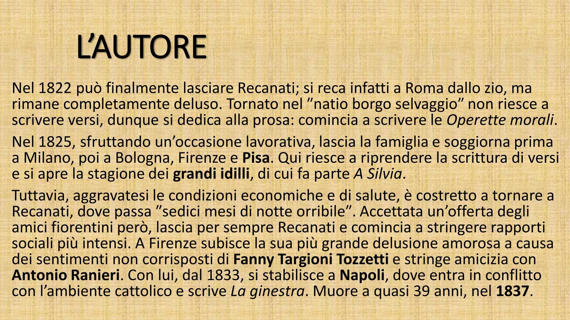 # ULTIMO CANTO
# DI SAFFO
DI GIACOMO LEOPARDI
5
10
15
20
ULTIMO CANTO DI SAFFO
Placida notte, e verecondo raggio
della cadente luna;