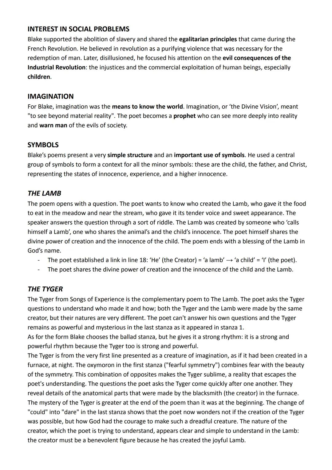 WILLIAM BLAKE
HIS LIFE
He was born in London into a humble family and he witnessed the evil
effects of industrial development on man's soul.