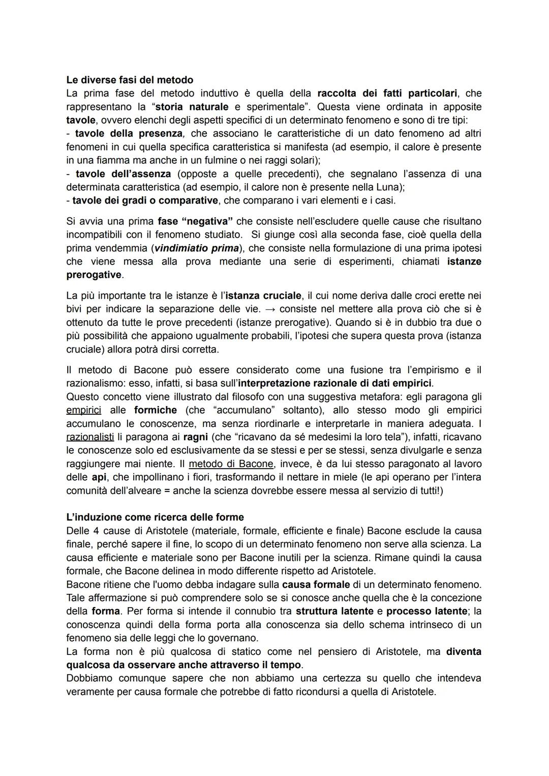 BACONE
IL PROFETA DELLA TECNICA
Filosofo molto importante per la rivoluzione scientifica perché sottolineò l'importanza di
conoscere approfo