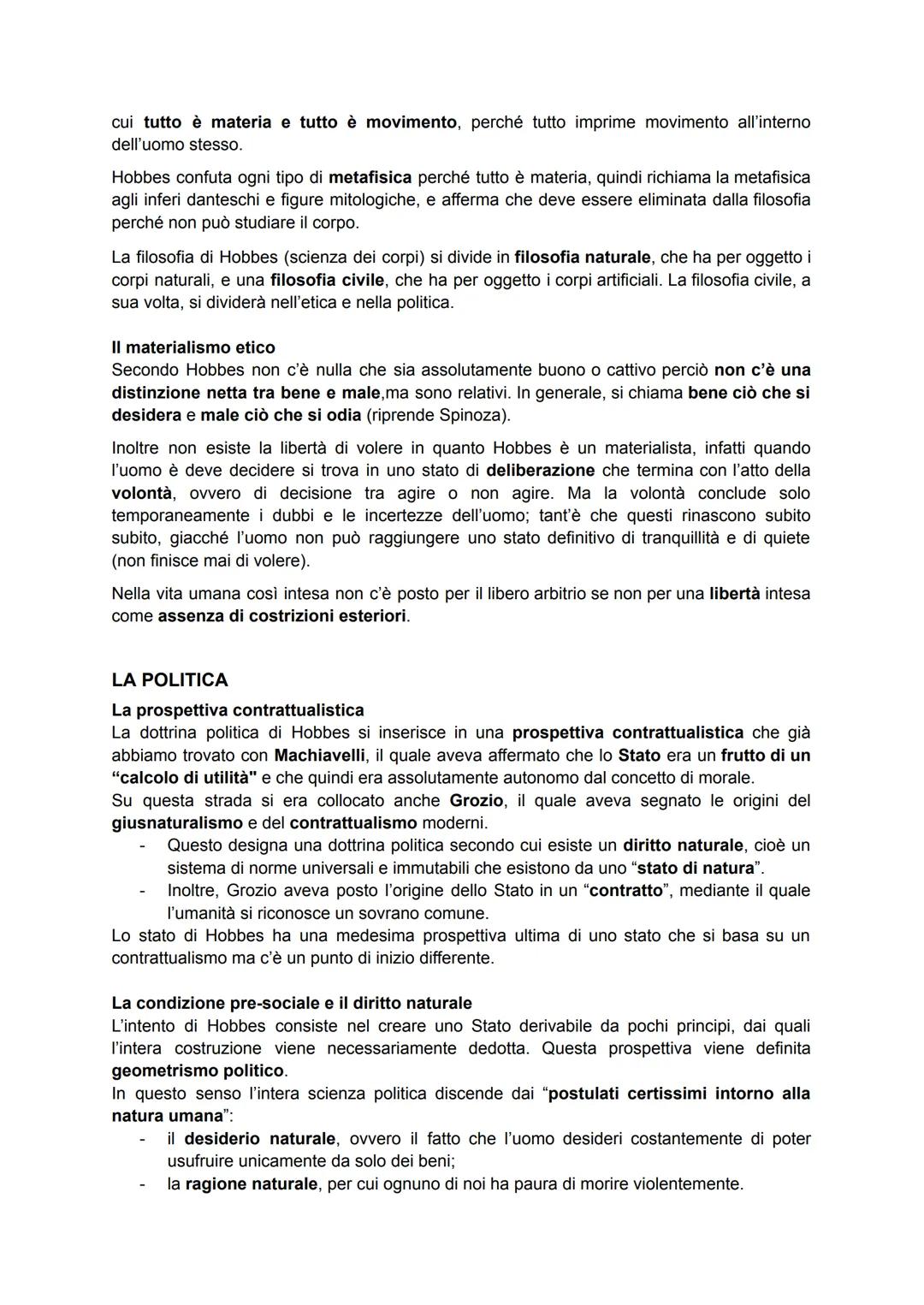 # HOBBES
LA VITA E GLI SCRITTI
Thomas Hobbes nacque in Inghilterra il 1588, ovvero quando Filippo II con la sua Invincibile
Armata sta per