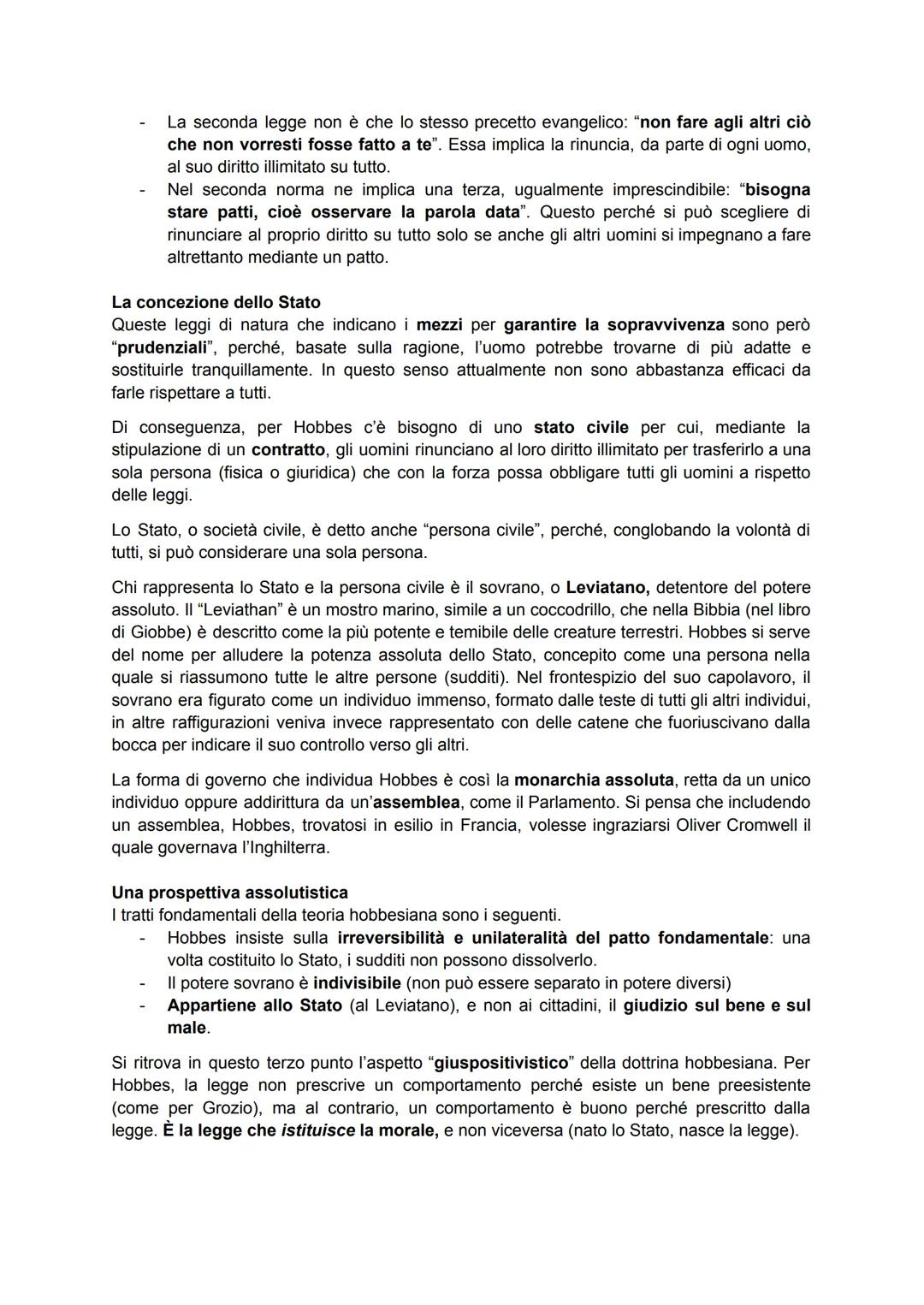 # HOBBES
LA VITA E GLI SCRITTI
Thomas Hobbes nacque in Inghilterra il 1588, ovvero quando Filippo II con la sua Invincibile
Armata sta per