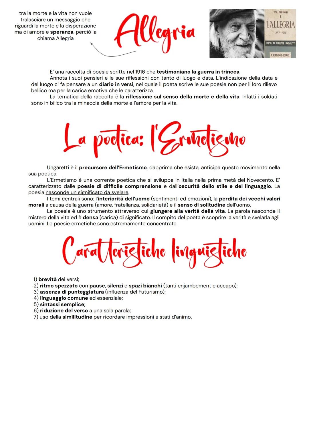 # Giuseppe Ungaretti
Giuseppe Ungaretti nasce ad Alessandria d'Egitto nel 1888 da genitori italiani, dove trascorre la sua infanzia e adole