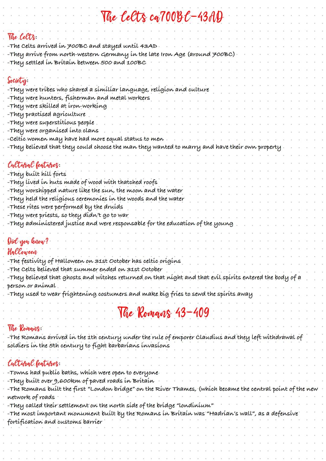 # The lelts:
The lelts ca 700BC-43AD
- The Celts arrived in 700BC and stayed until 43AD.
- They arrive from north-western Germany in the l