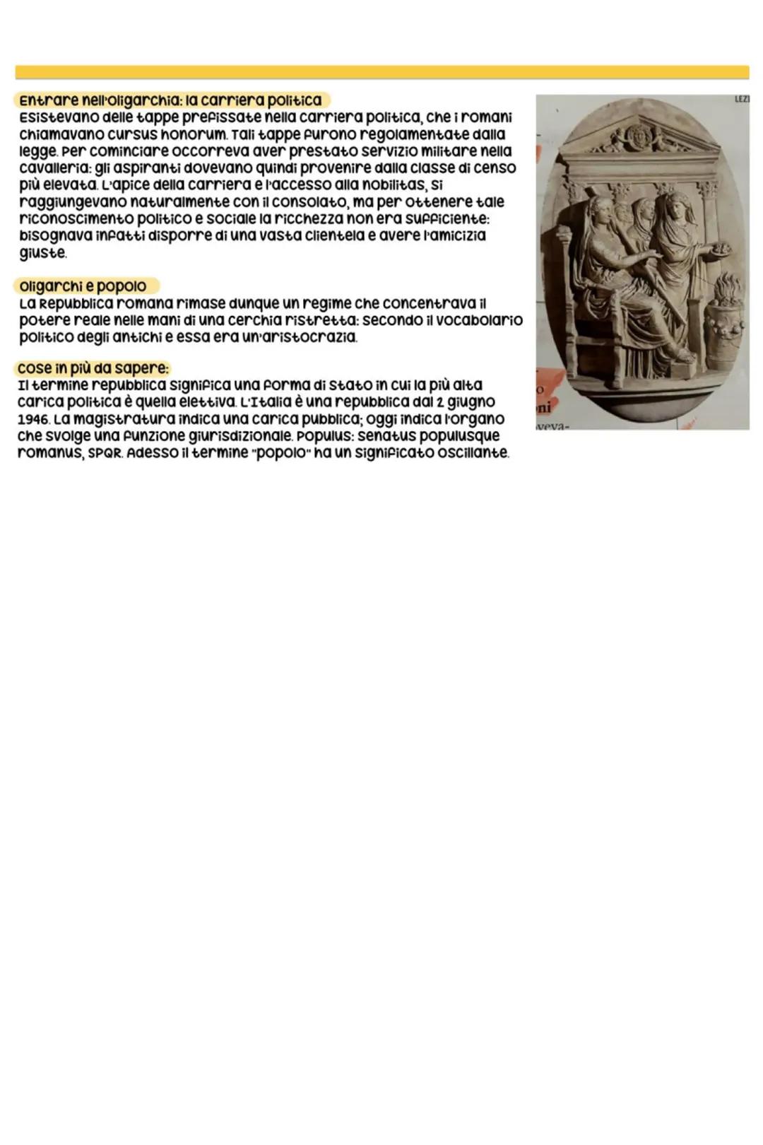 # Magistrature LASSEMBLEE
L'ORGANIZZAZIONE DELLLA REPUBBLICA
L'inizio della libertà
Libertas: una libertà che consiste nel sistema delle