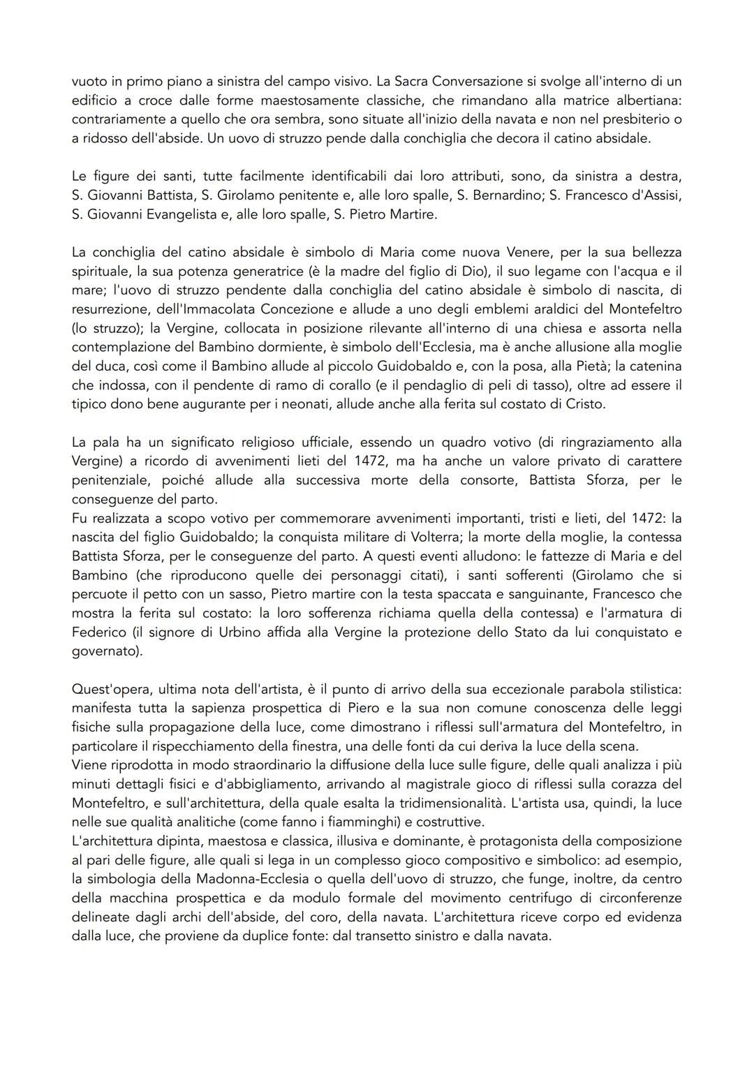 # Piero della Francesca
0.1 La vita
Piero della Francesca è uno dei maestri del Rinascimento italiano, noto per la sua capacità di
fondere
