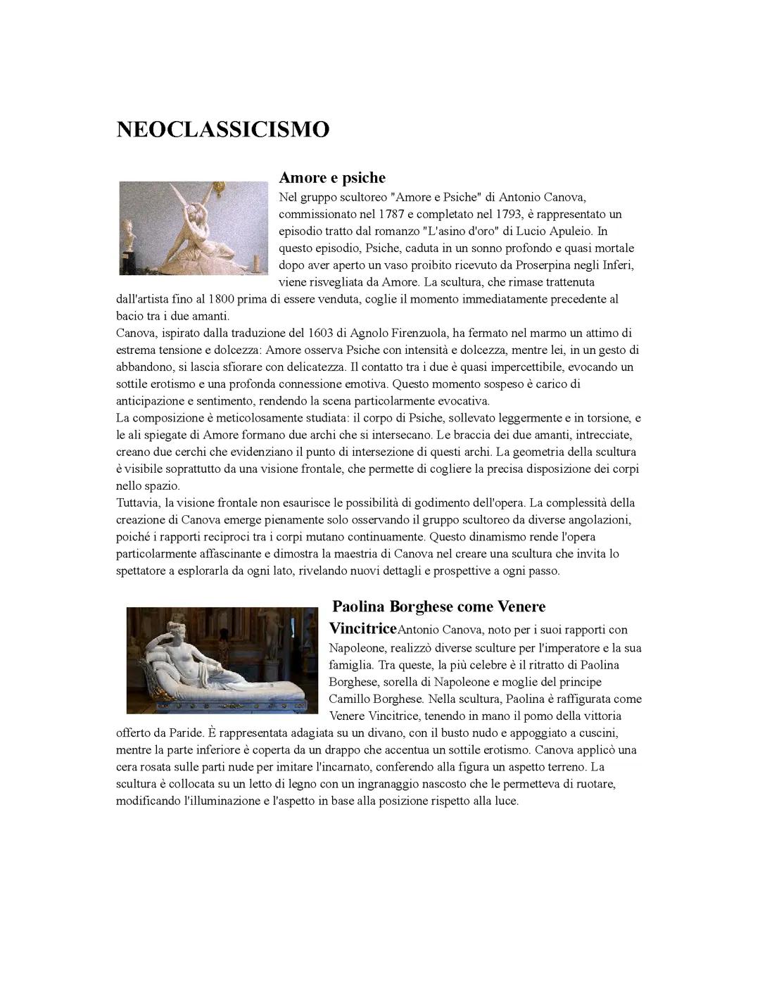 PROGRAMMA COMPLETO DI STORIA DELL’ ARTE PER LA MATURITÀ